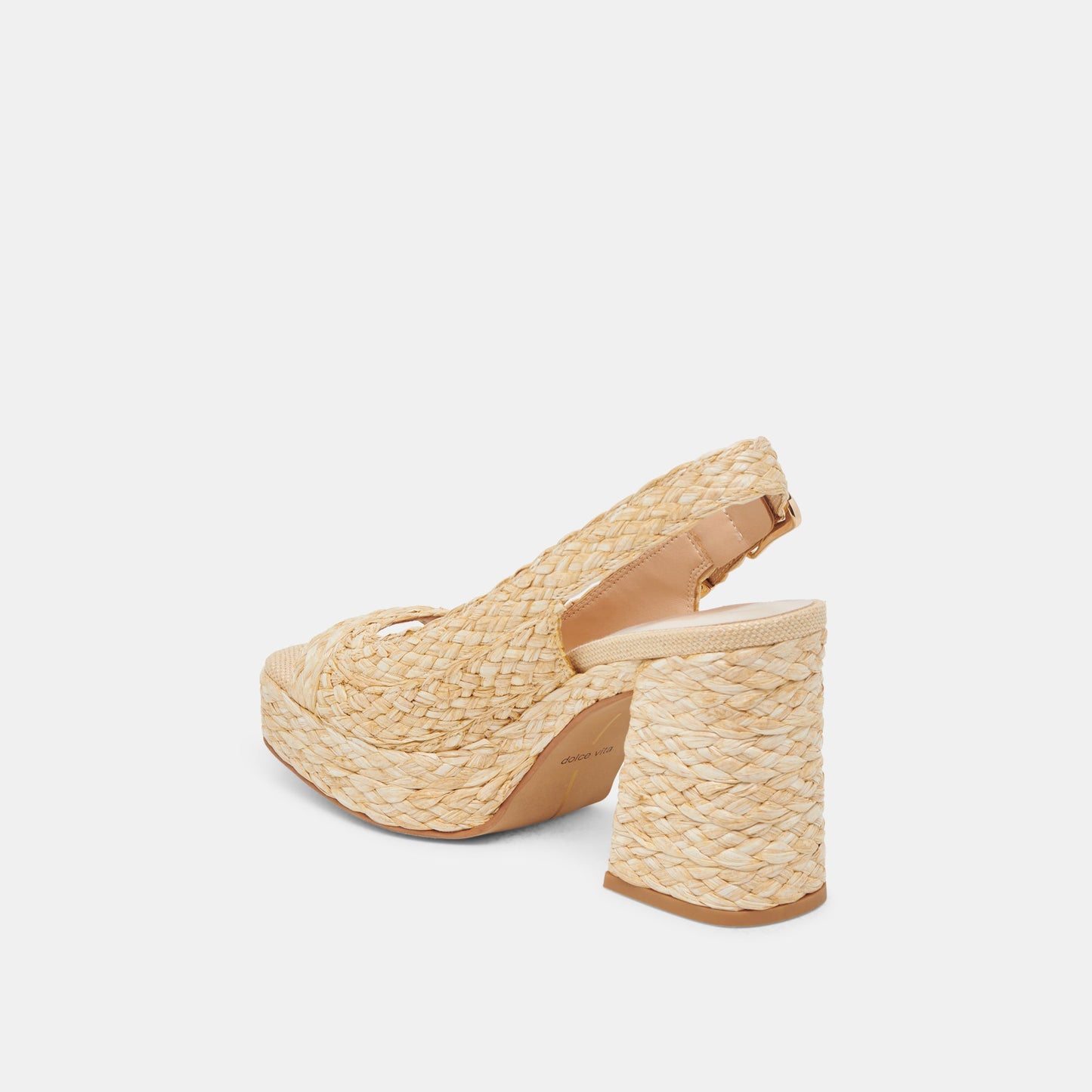 FLORES HEELS NATURAL RAFFIA Dolce Vita