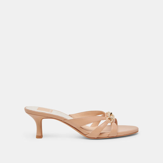 LERAH HEELS CAFE EMBOSSED LEATHER Dolce Vita