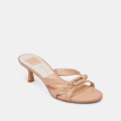 LERAH HEELS CAFE EMBOSSED LEATHER Dolce Vita