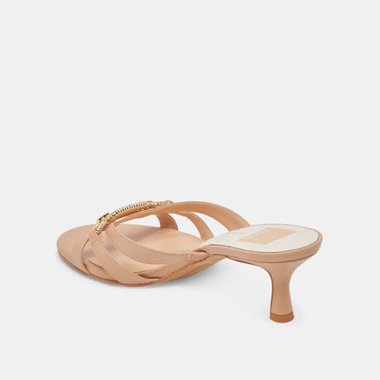 LERAH HEELS CAFE EMBOSSED LEATHER Dolce Vita