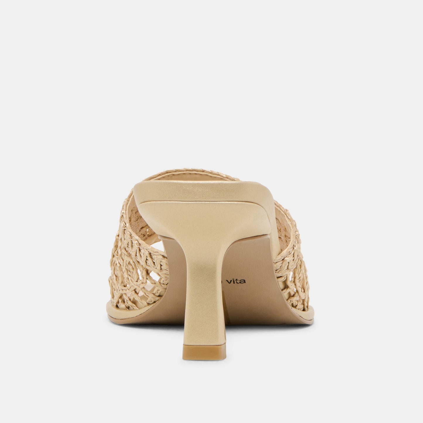 MAYLAH HEELS LIGHT GOLD MACRAME Dolce Vita