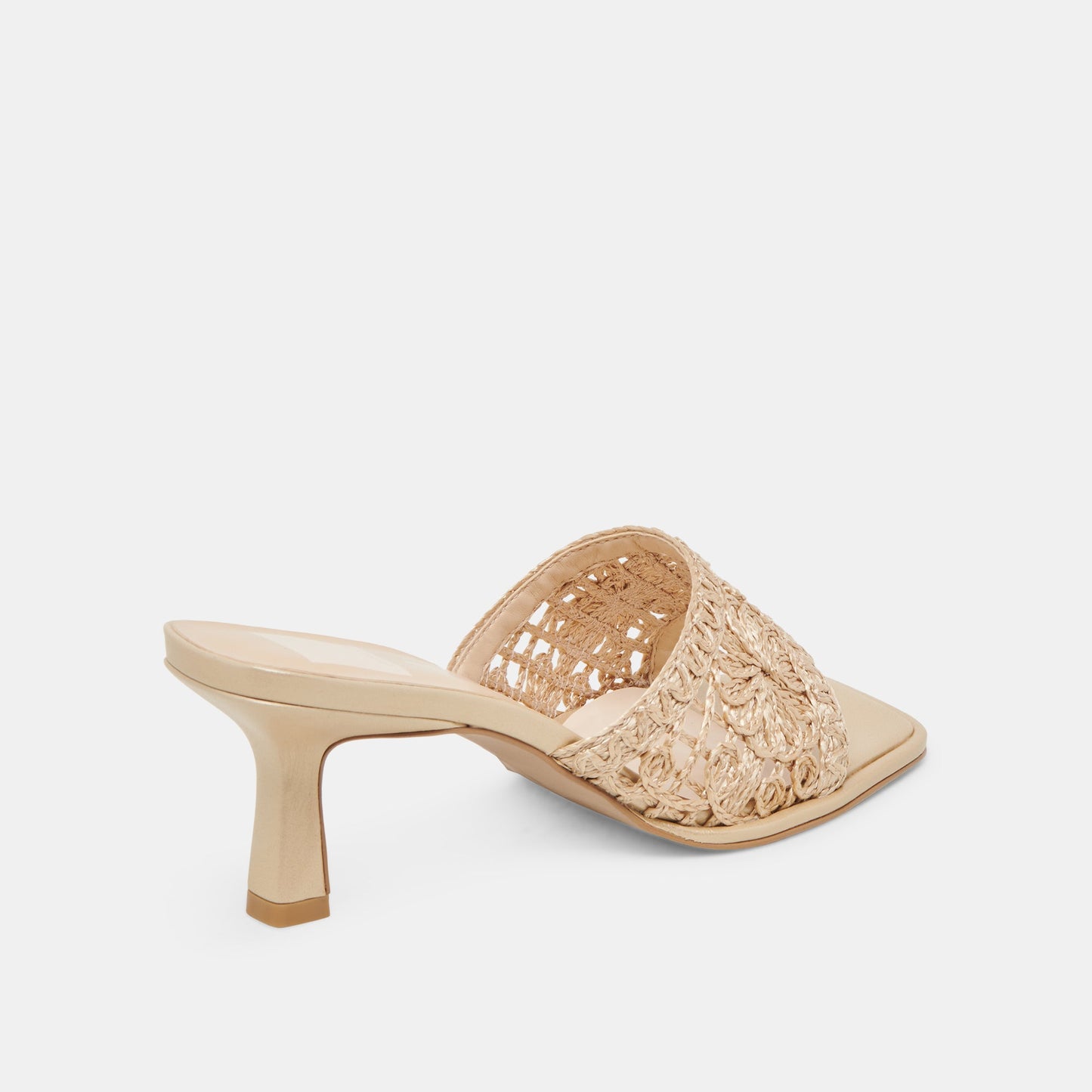MAYLAH HEELS LIGHT GOLD MACRAME Dolce Vita