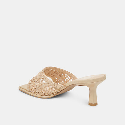 MAYLAH HEELS LIGHT GOLD MACRAME Dolce Vita