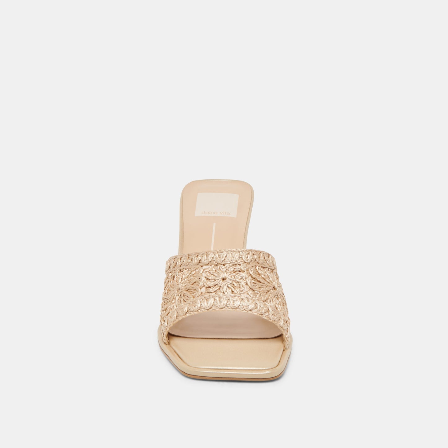 MAYLAH HEELS LIGHT GOLD MACRAME Dolce Vita