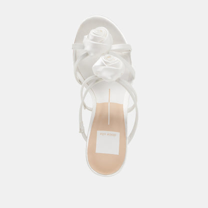 LINZY HEELS TRUE WHITE SATIN Dolce Vita