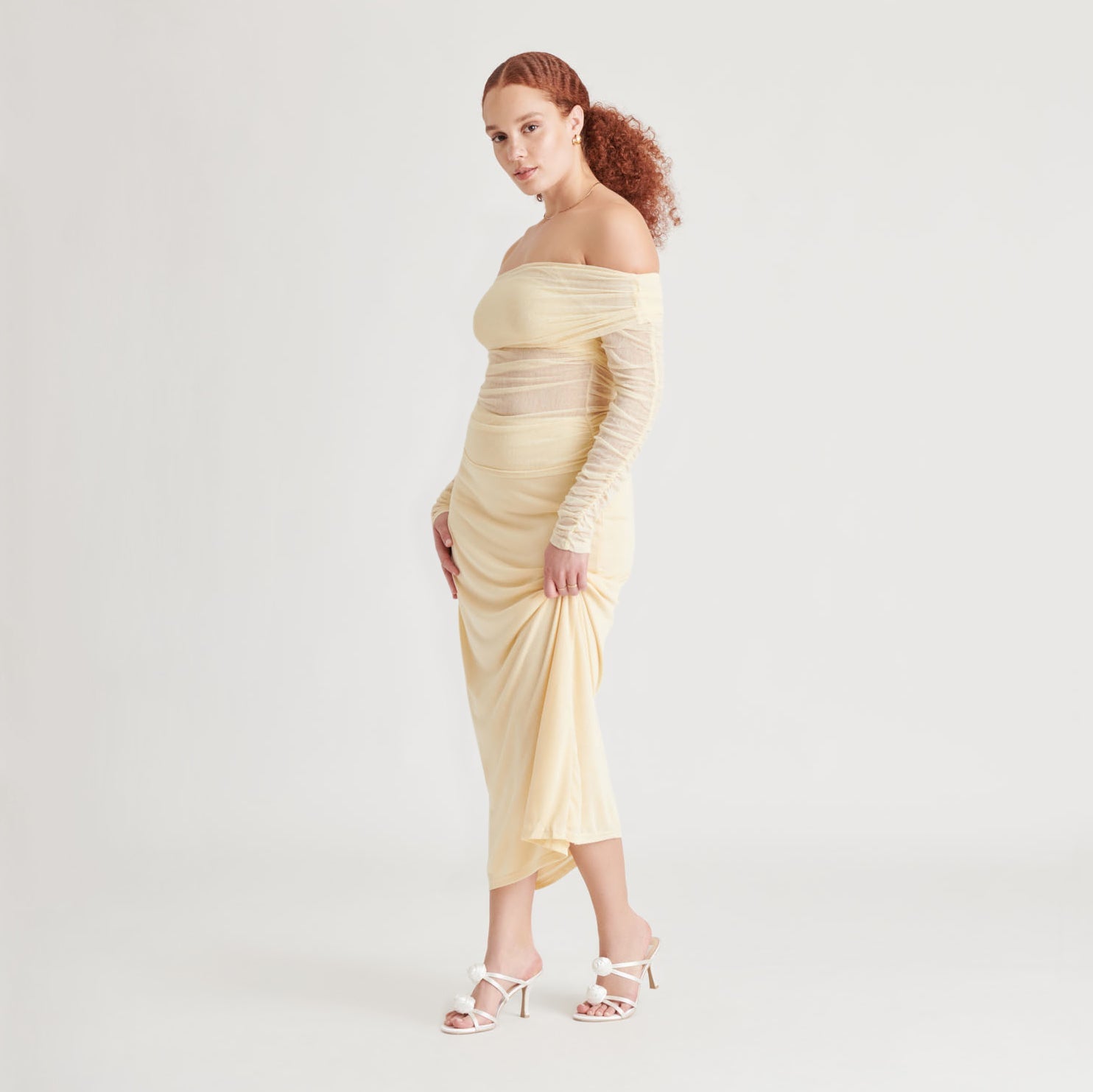 LINZY HEELS TRUE WHITE SATIN Dolce Vita
