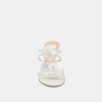 LINZY HEELS TRUE WHITE SATIN Dolce Vita