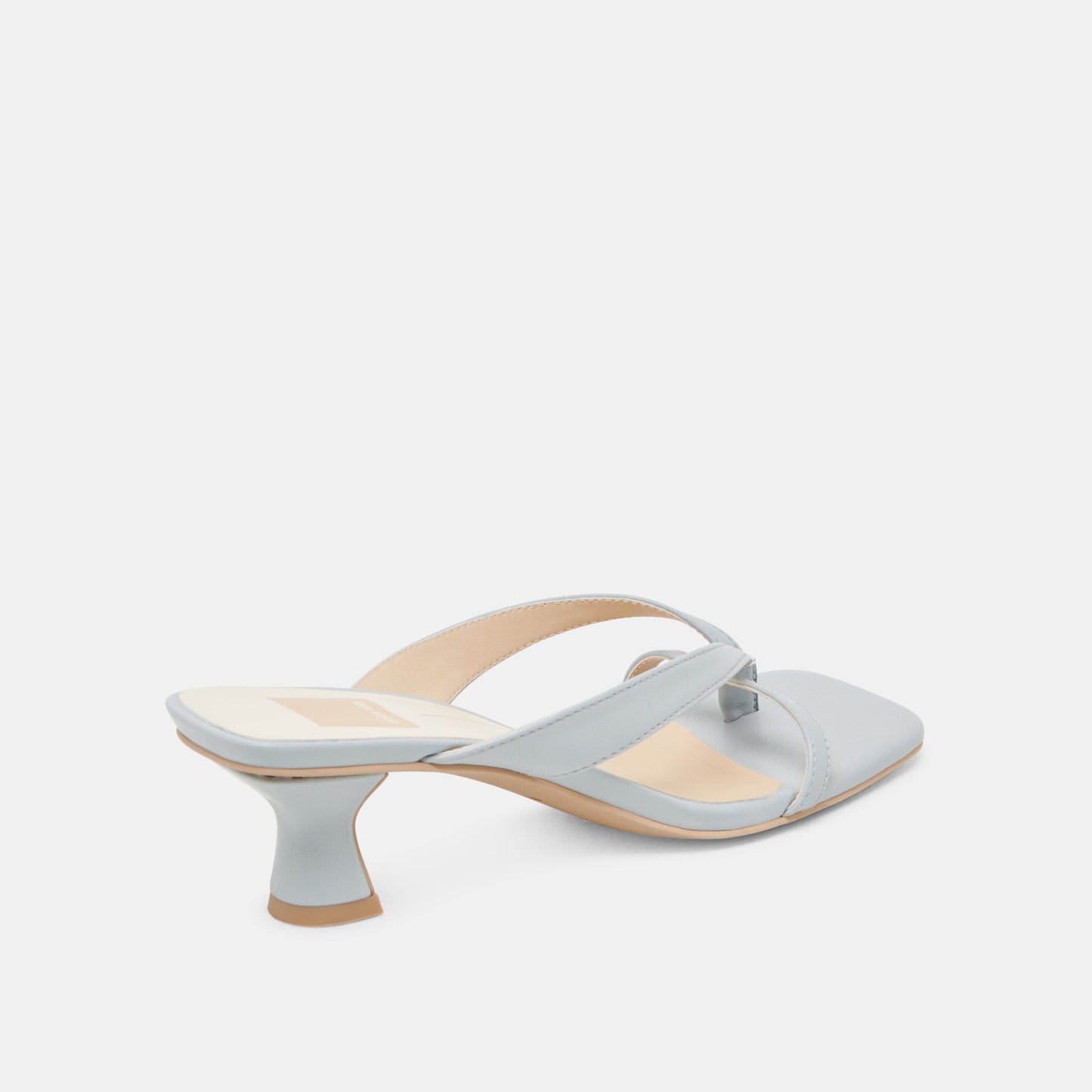 BREVEL WIDE HEELS LIGHT BLUE LEATHER Dolce Vita
