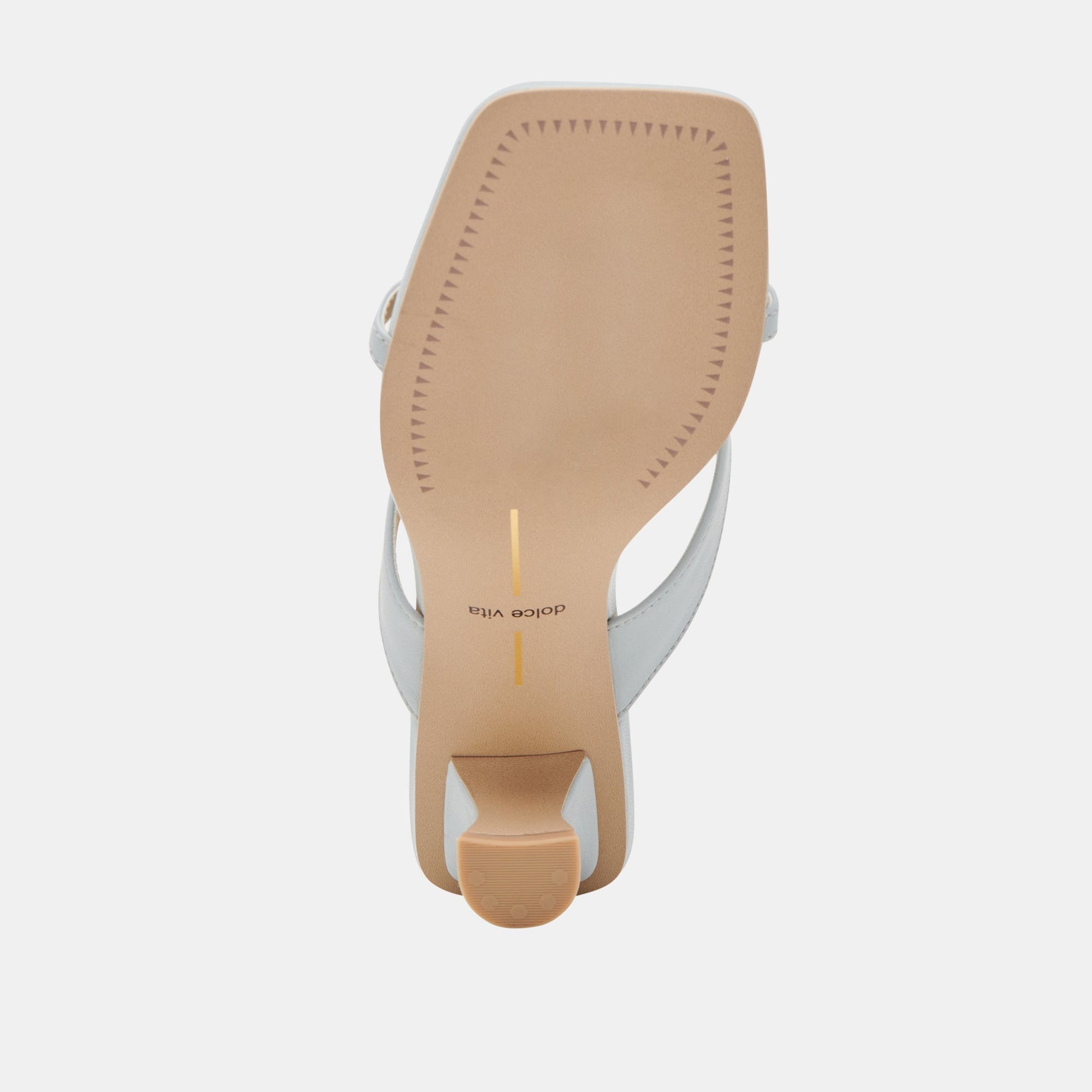 BREVEL WIDE HEELS LIGHT BLUE LEATHER Dolce Vita
