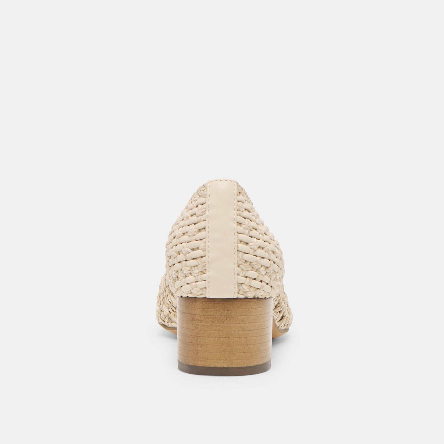 Lula Ivory Multi Woven Raffia Heels Dolce Vita