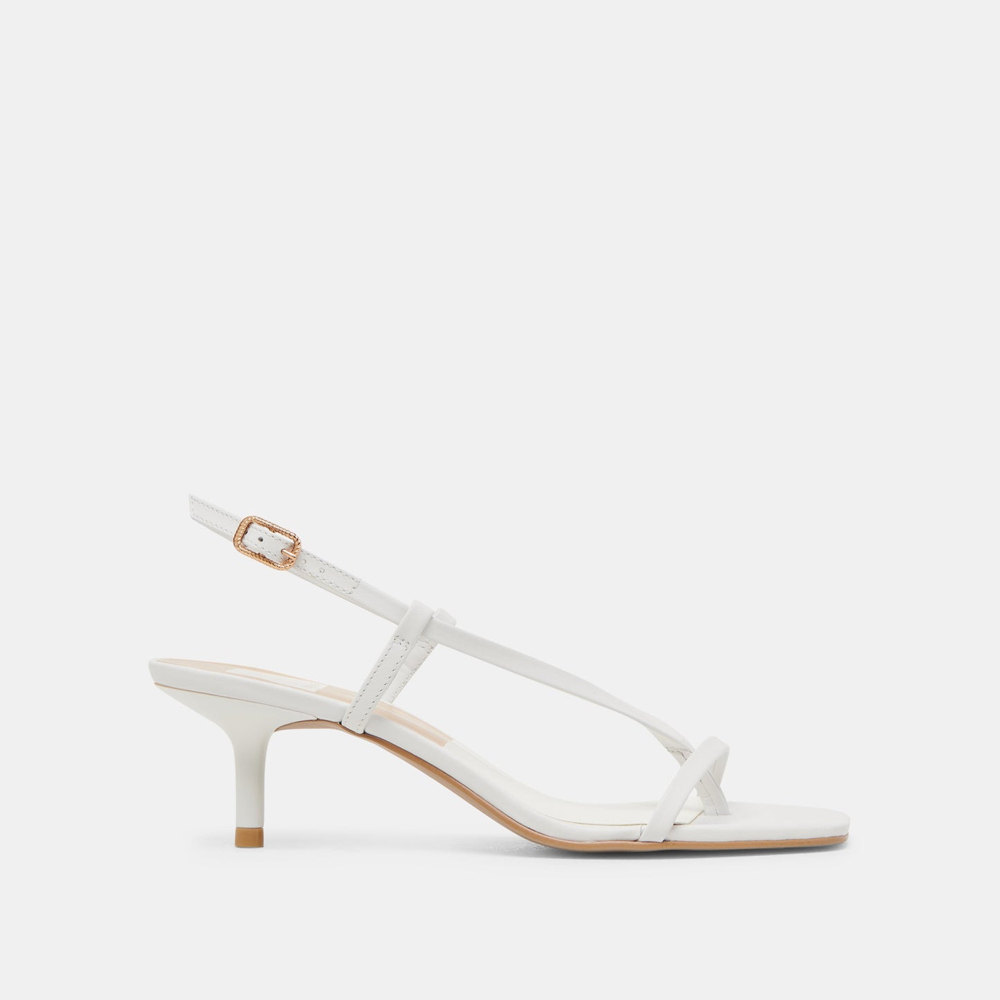 LAURY HEELS TRUE WHITE LEATHER Dolce Vita