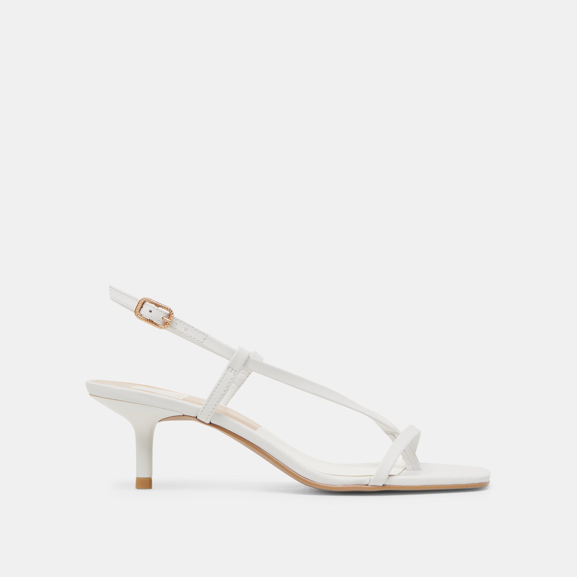LAURY HEELS TRUE WHITE LEATHER Dolce Vita