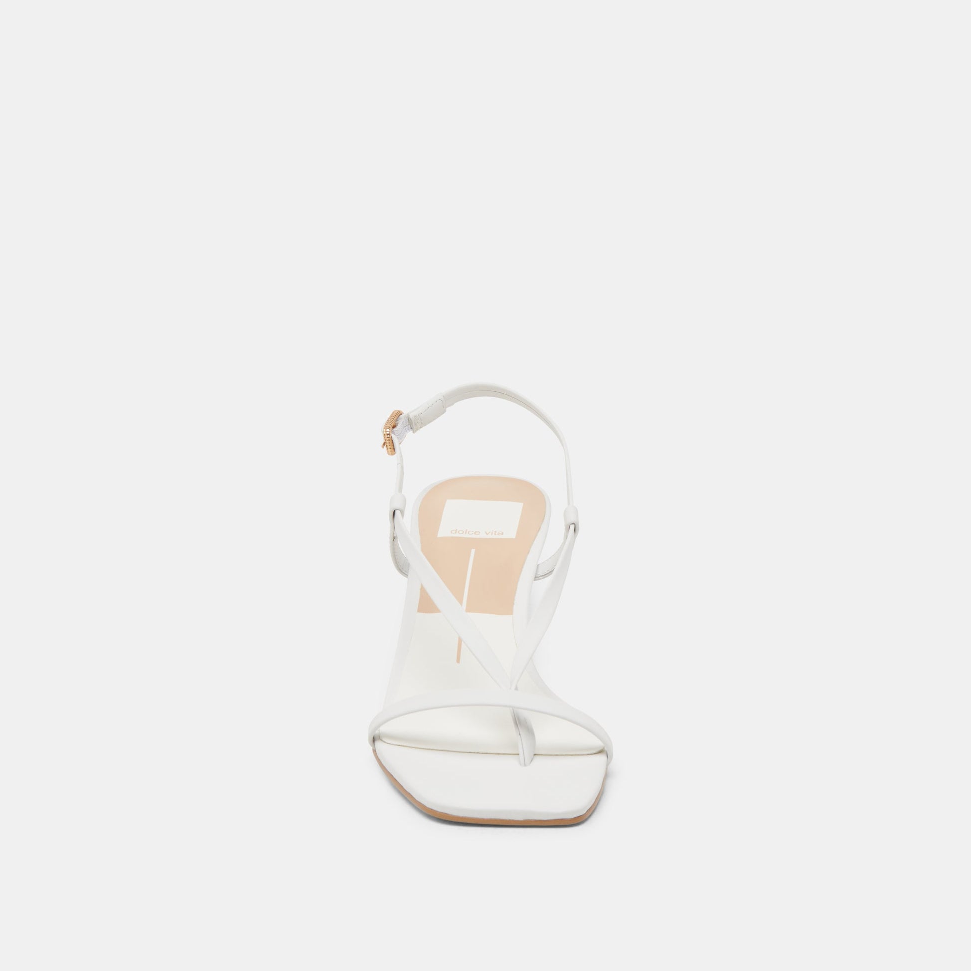 LAURY HEELS TRUE WHITE LEATHER Dolce Vita