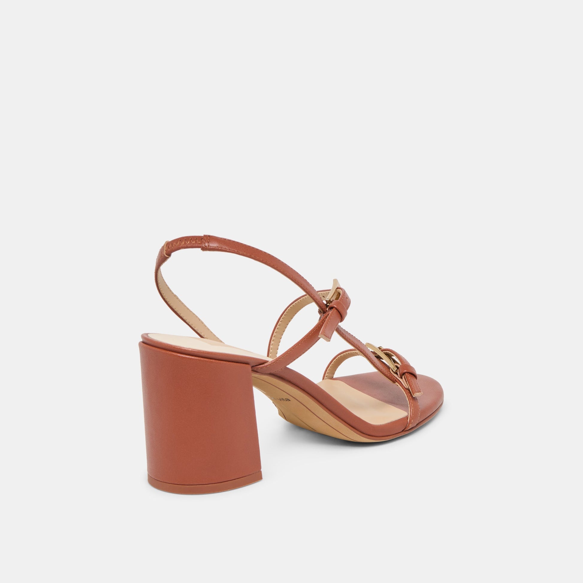 Faye Cognac Leather Heels Dolce Vita
