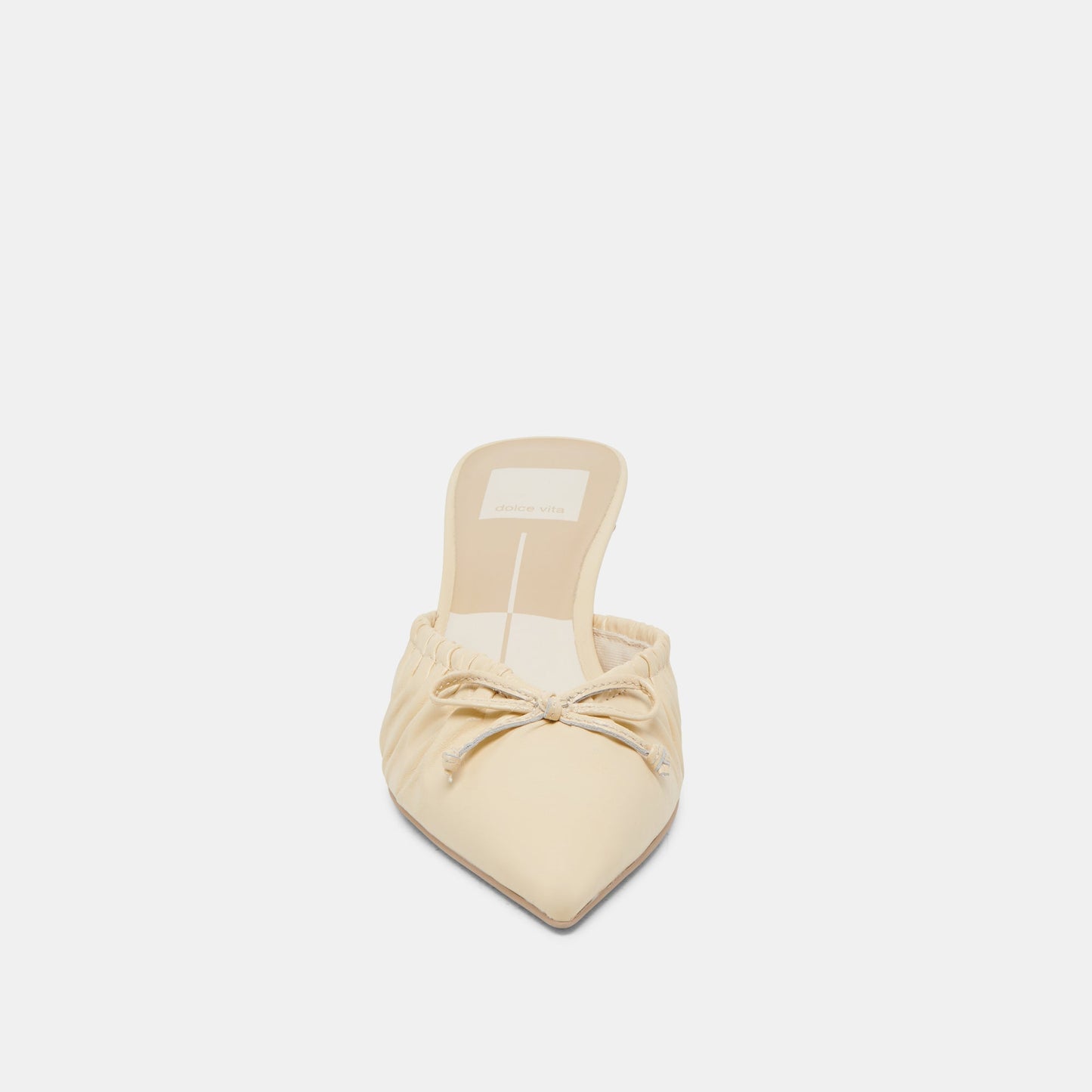 KAIRI MID HEELS LIGHT YELLOW CRINKLE PATENT Dolce Vita