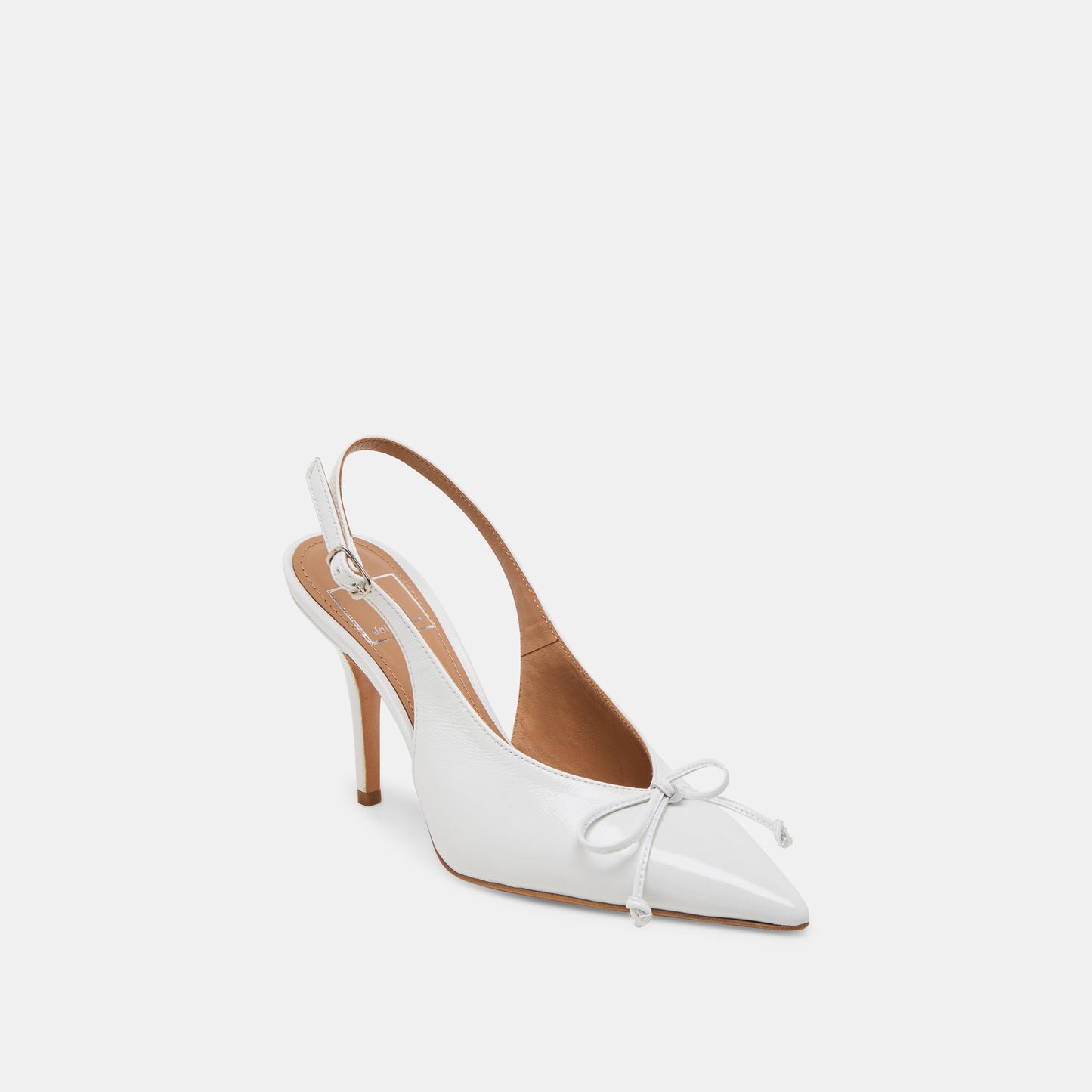 GEENA HEELS WHITE LEATHER Dolce Vita