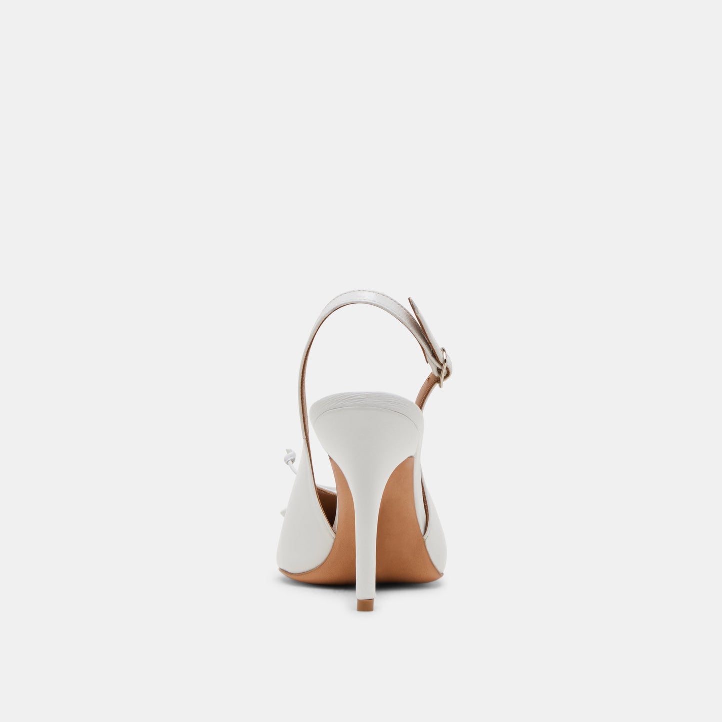 GEENA HEELS WHITE LEATHER Dolce Vita