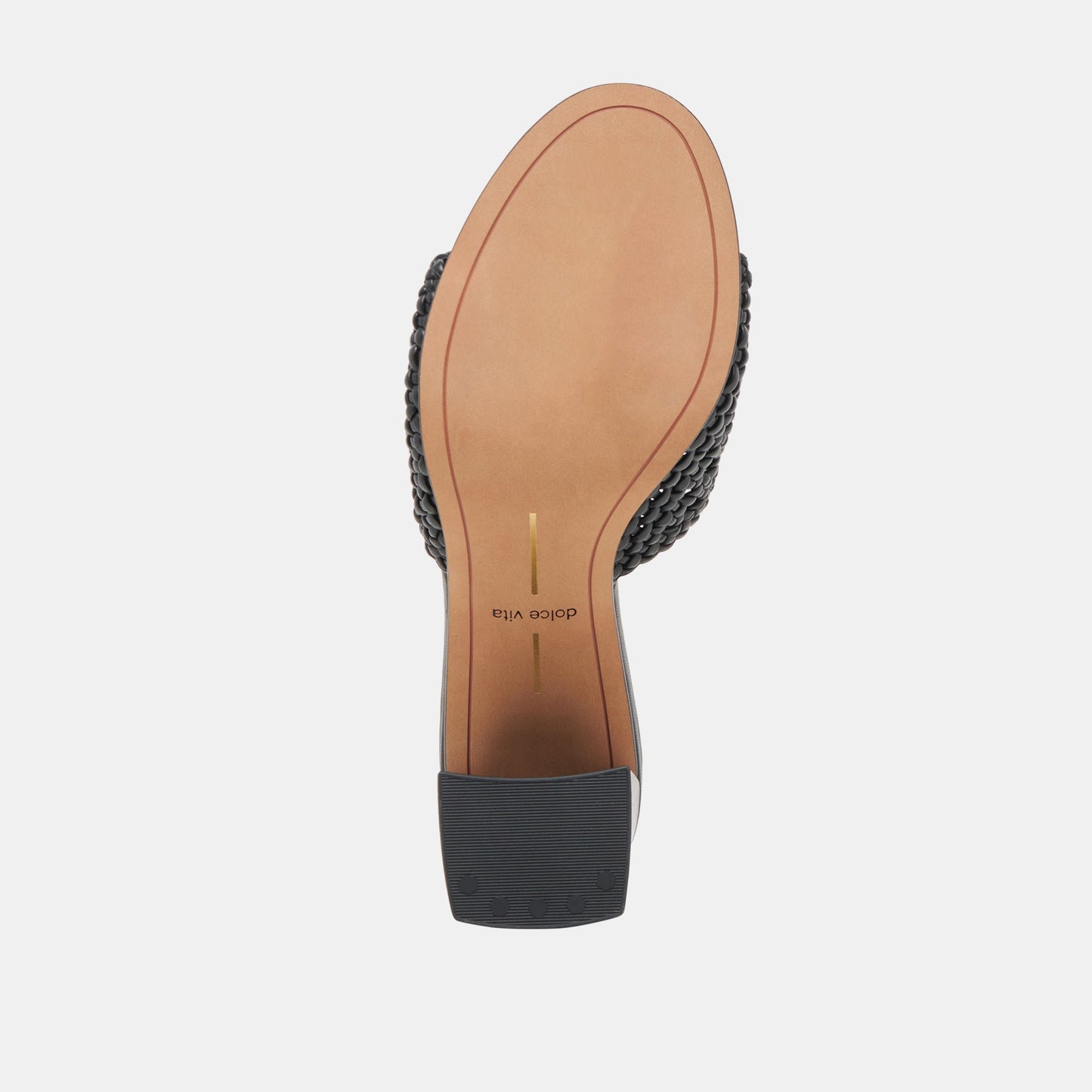 MARGOE HEELS BLACK WOVEN STELLA Dolce Vita