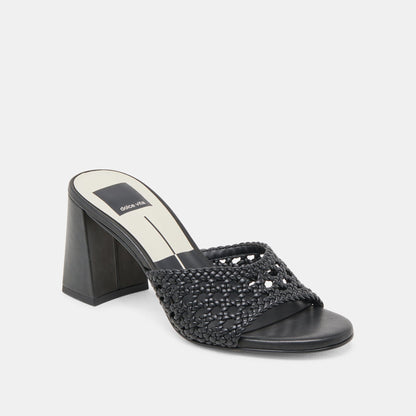 MARGOE HEELS BLACK WOVEN STELLA Dolce Vita
