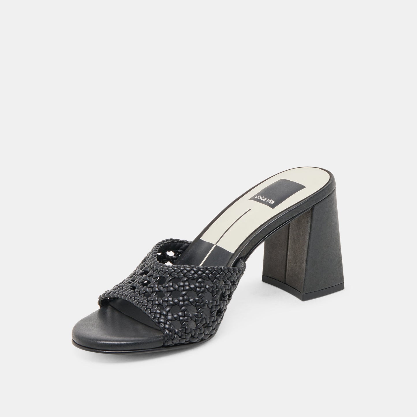 MARGOE HEELS BLACK WOVEN STELLA Dolce Vita
