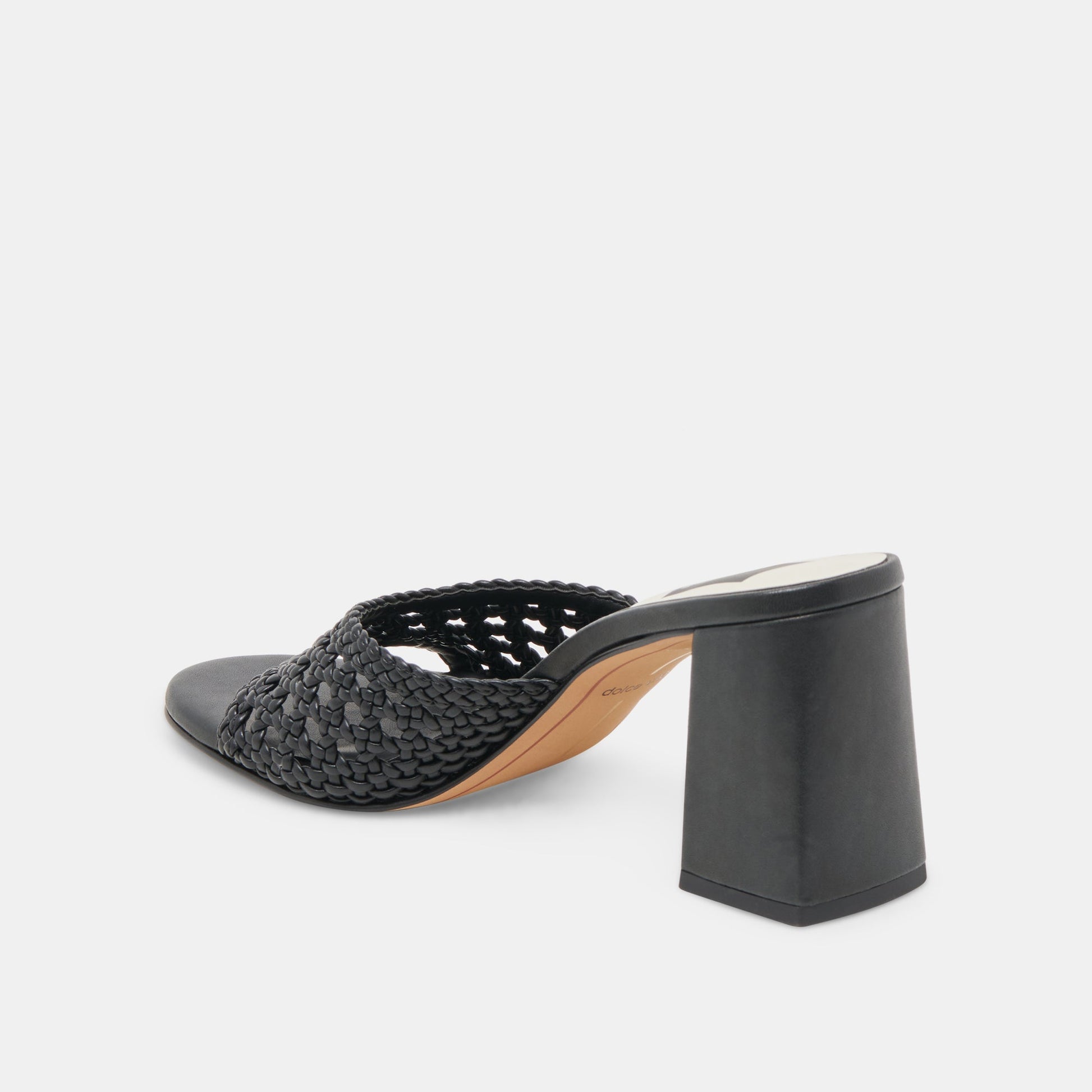 MARGOE HEELS BLACK WOVEN STELLA Dolce Vita