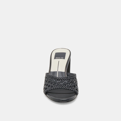 MARGOE HEELS BLACK WOVEN STELLA Dolce Vita