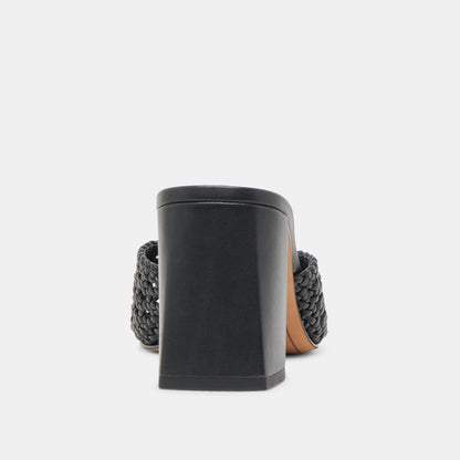 MARGOE HEELS BLACK WOVEN STELLA Dolce Vita