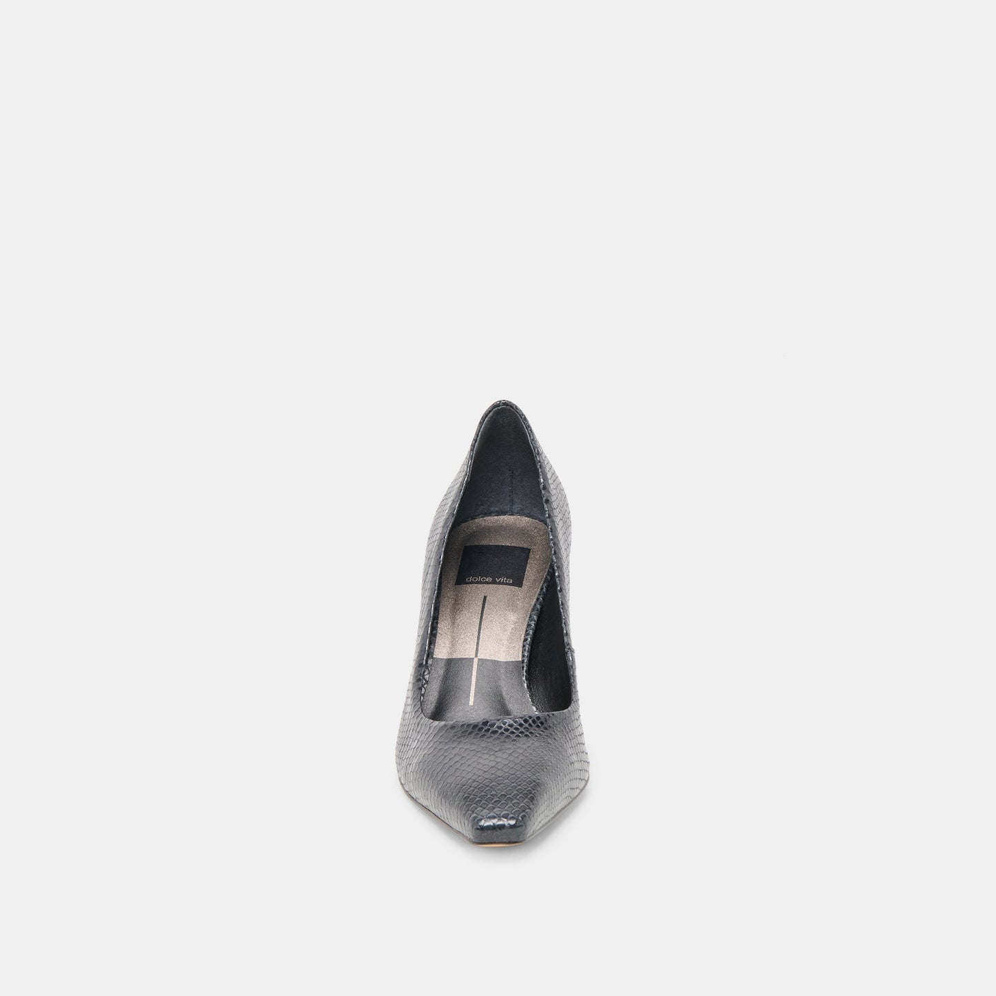 Briona Onyx Embossed Leather Heels Dolce Vita