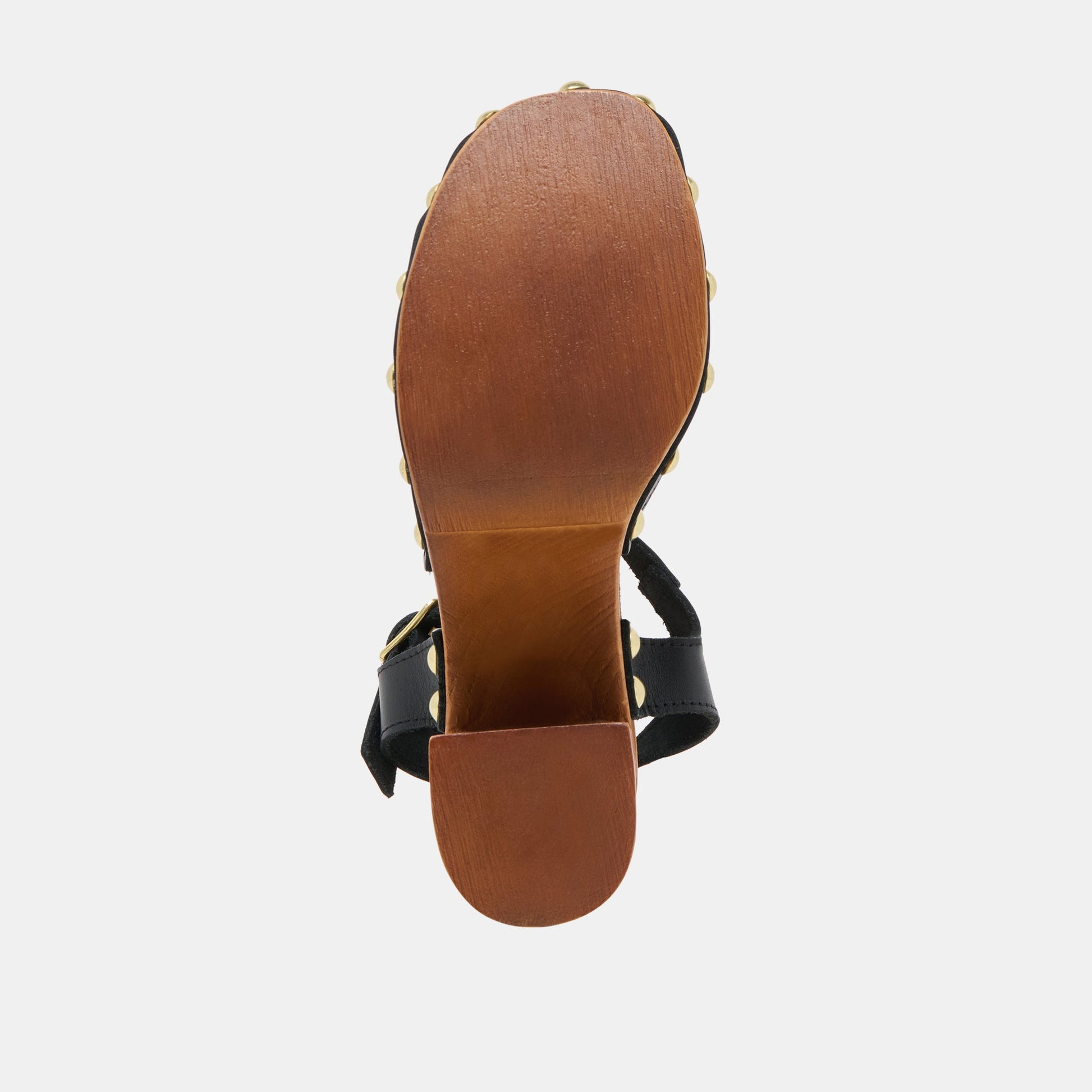 CLOVER HEELS BLACK LEATHER Dolce Vita
