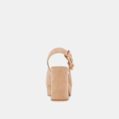 FLORES HEELS BAMBOO SUEDE Dolce Vita