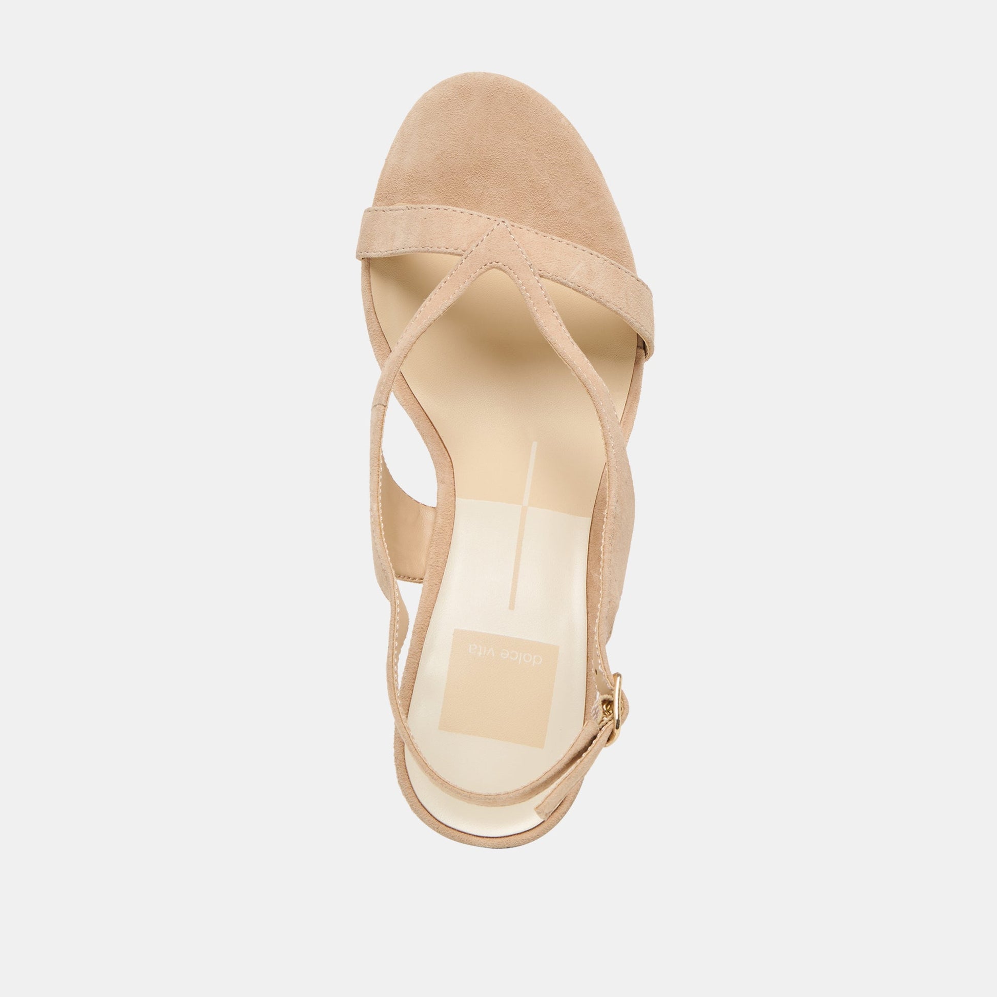 Izela Bamboo Suede Heels Dolce Vita