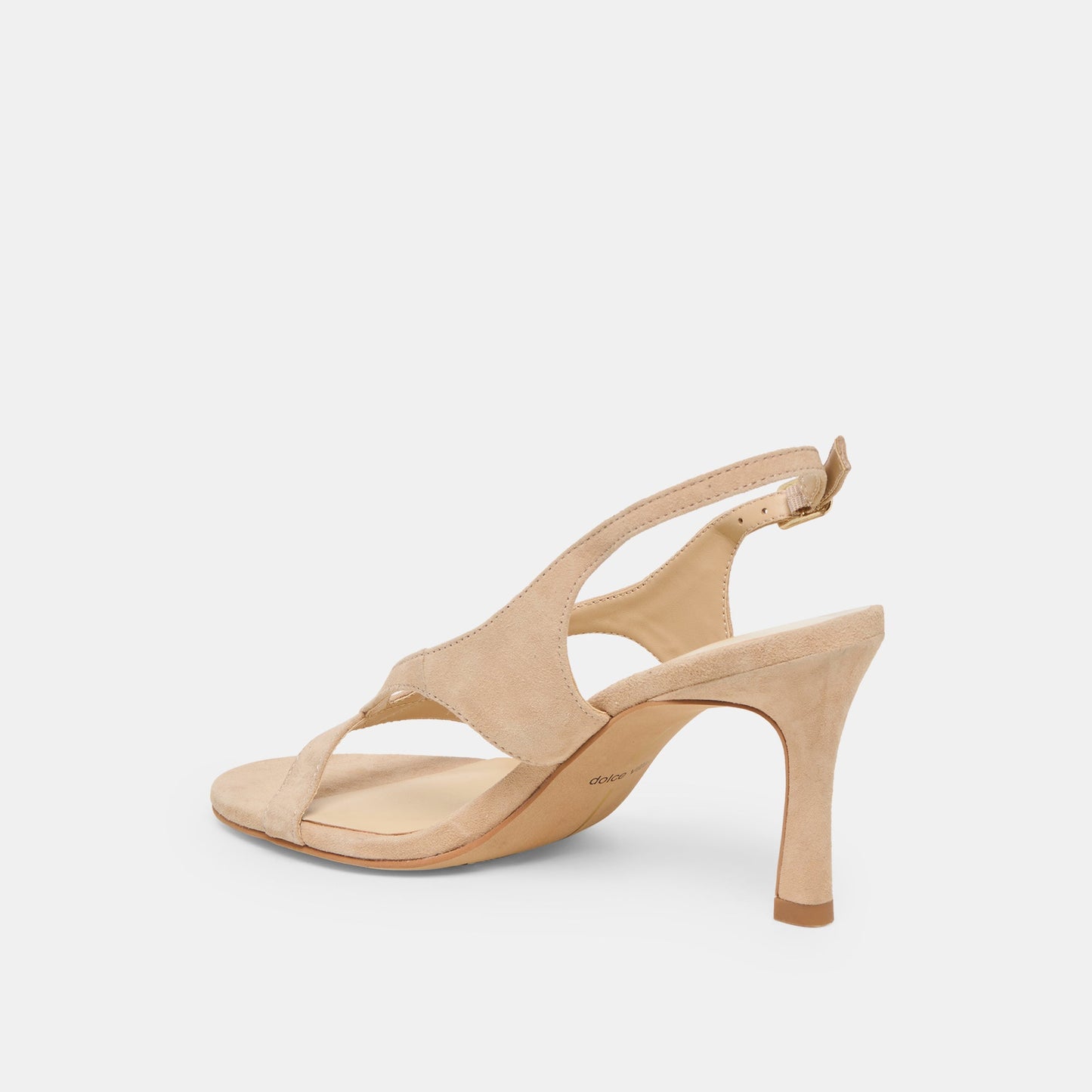 Izela Bamboo Suede Heels Dolce Vita