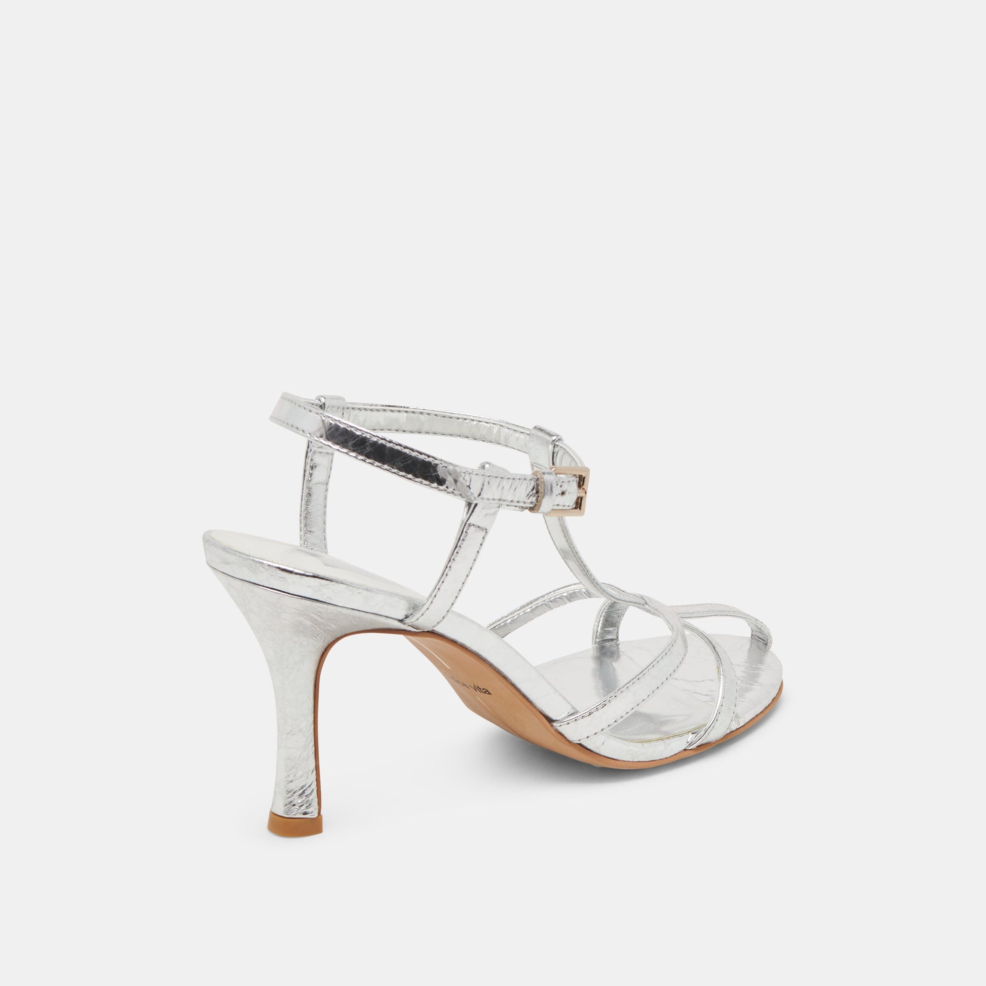 LIANE HEELS SILVER DISTRESSED LEATHER Dolce Vita