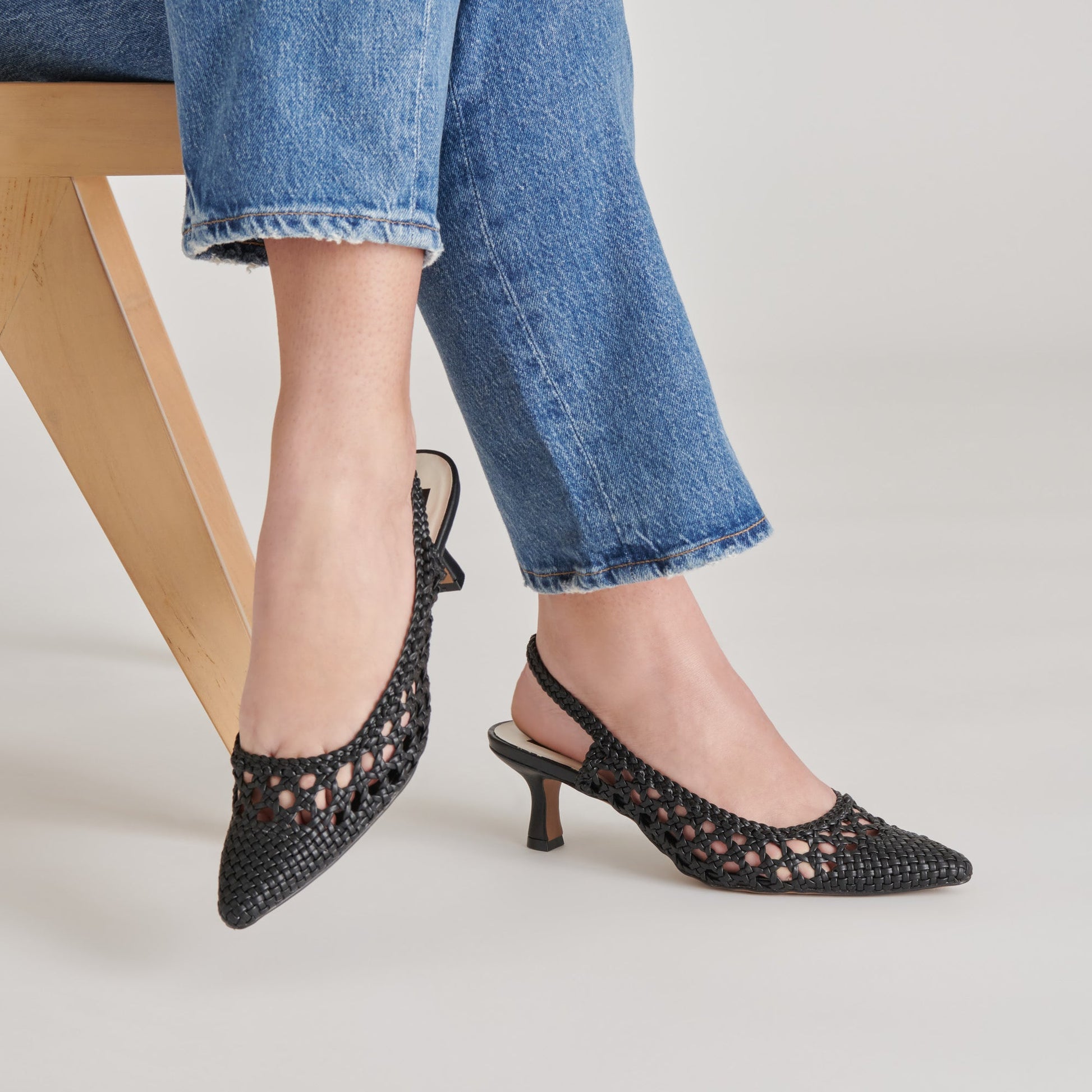 OLYMPA HEELS BLACK STELLA Dolce Vita