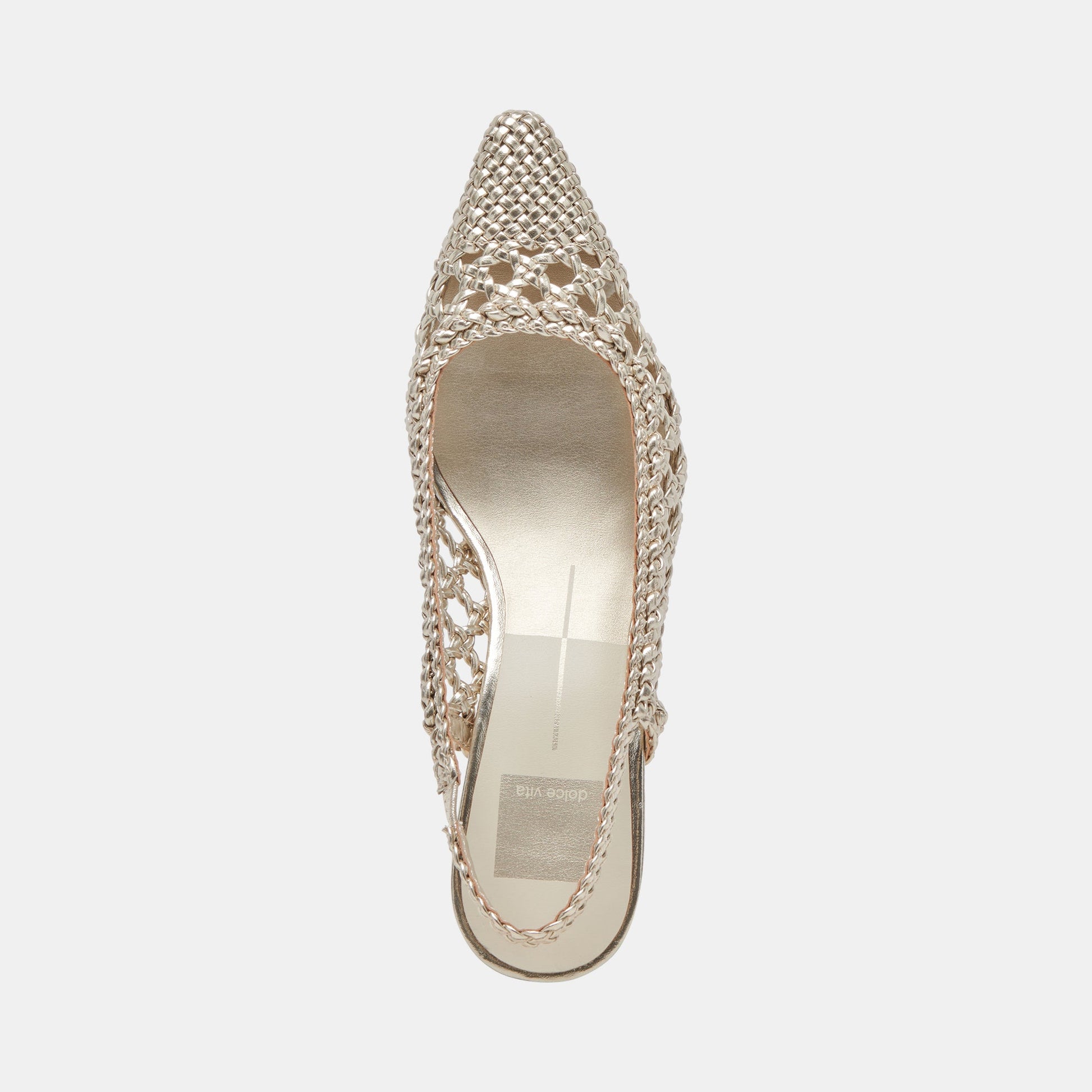 OLYMPA HEELS LIGHT GOLD METALLIC STELLA Dolce Vita