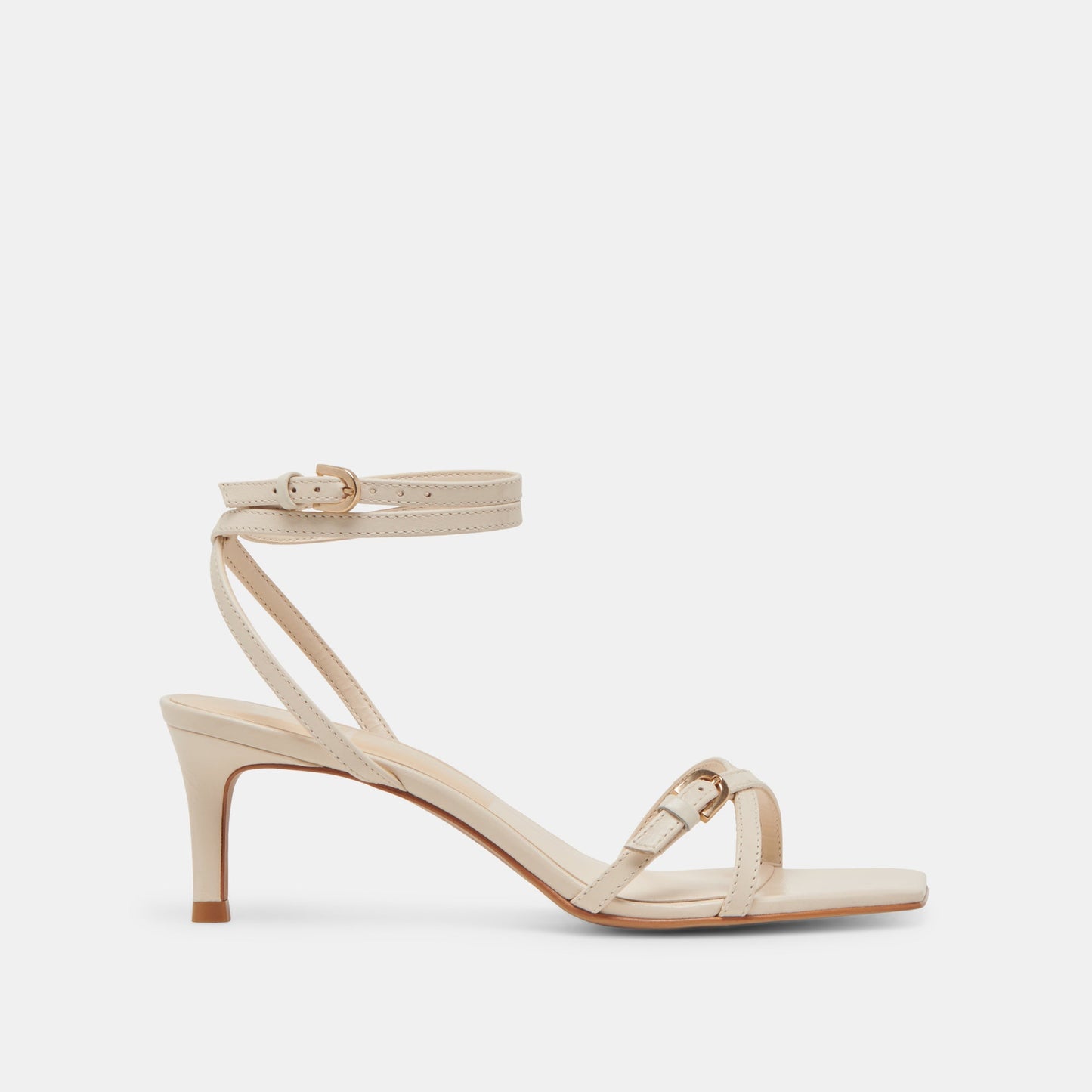 BAMBY HEELS BONE LEATHER Dolce Vita