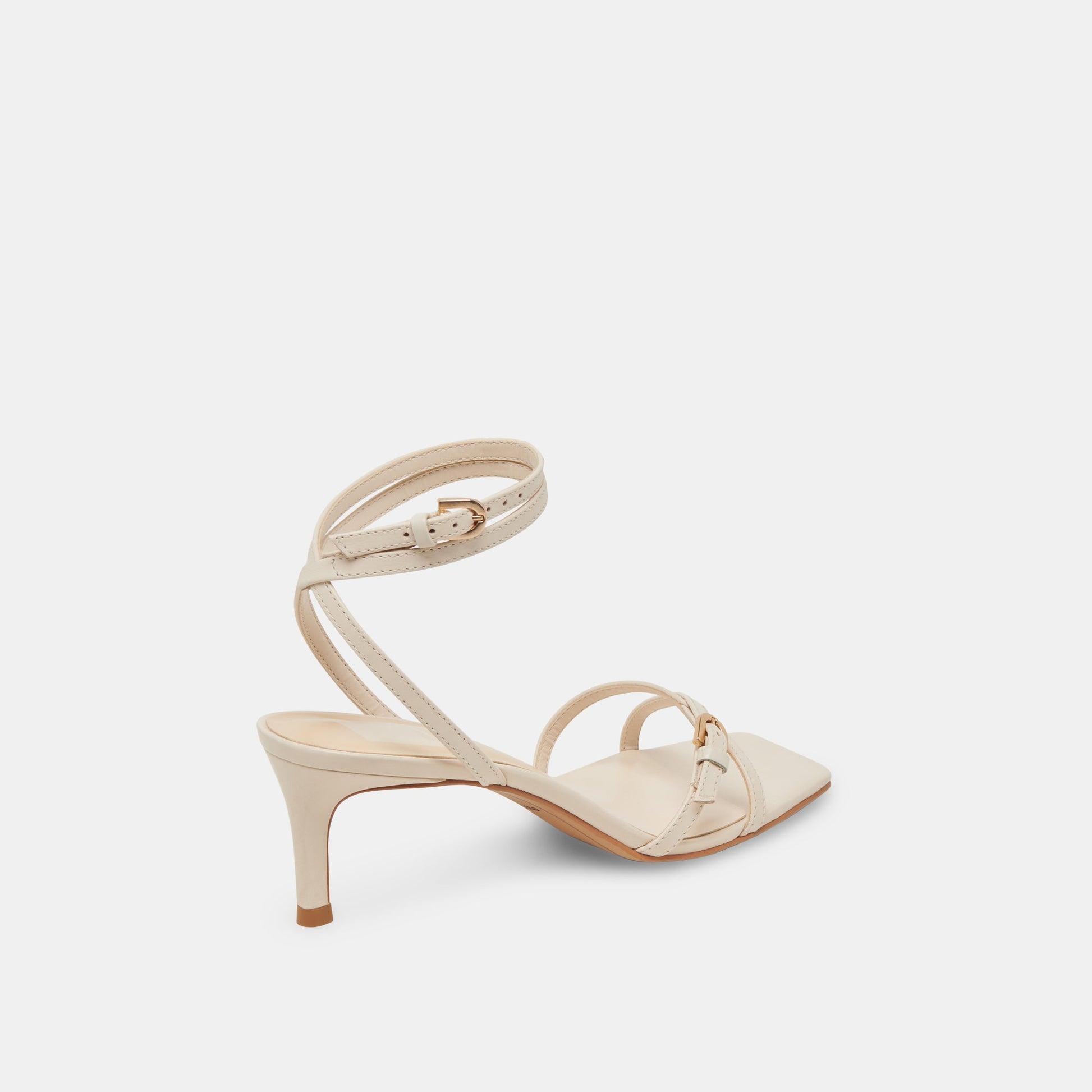 BAMBY HEELS BONE LEATHER Dolce Vita