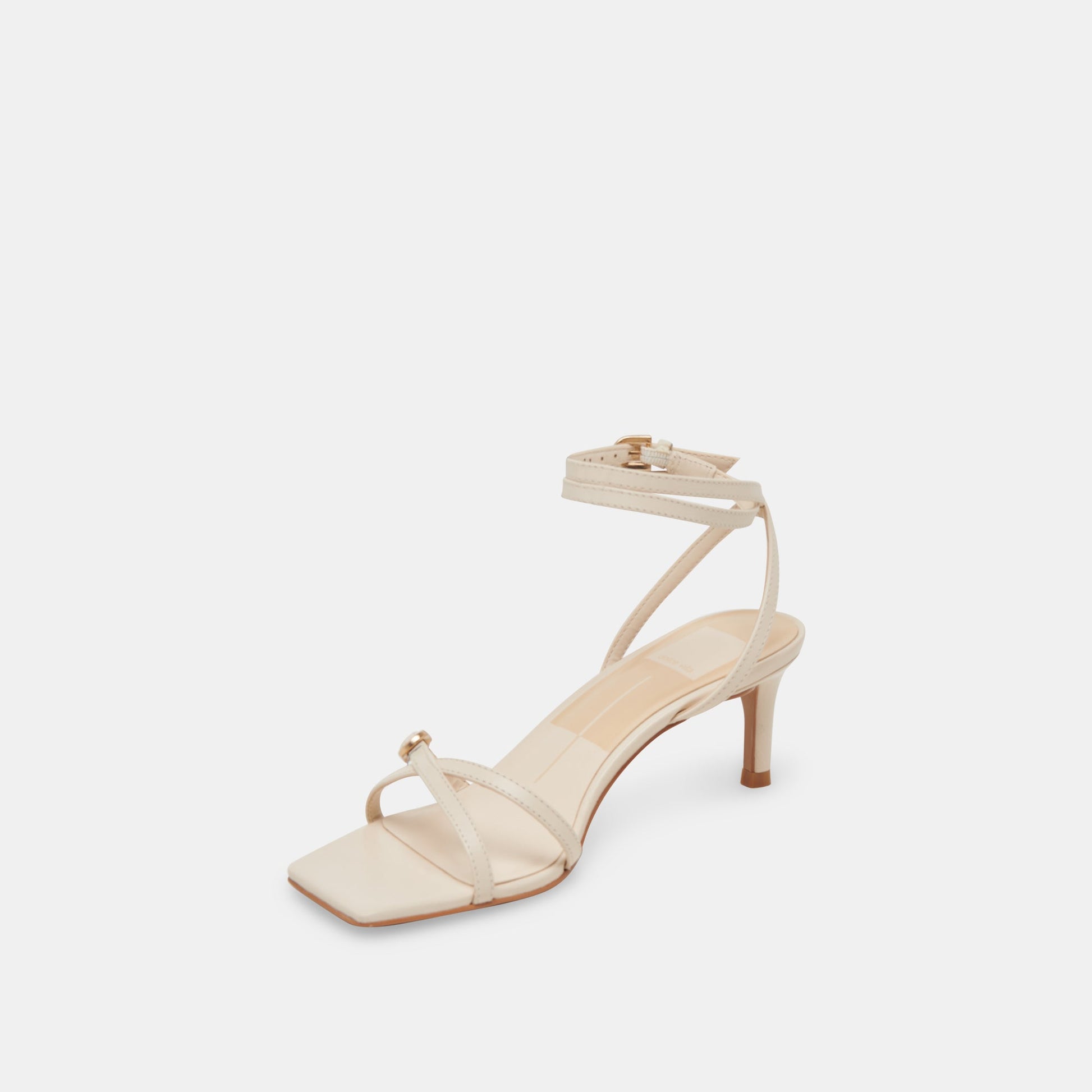 BAMBY HEELS BONE LEATHER Dolce Vita