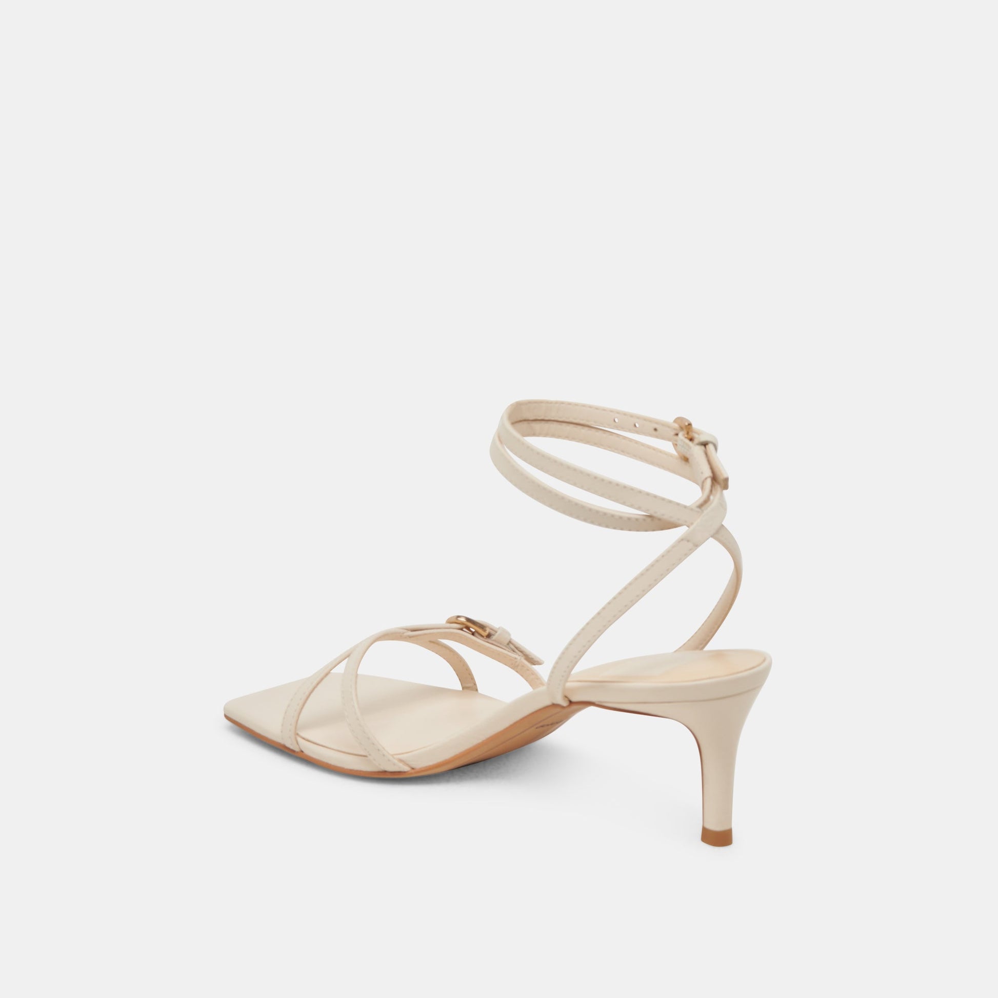 BAMBY HEELS BONE LEATHER Dolce Vita