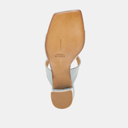 SHANE HEELS ICE BLUE CRINKLE PATENT Dolce Vita