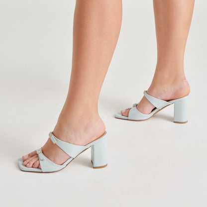 SHANE HEELS ICE BLUE CRINKLE PATENT Dolce Vita