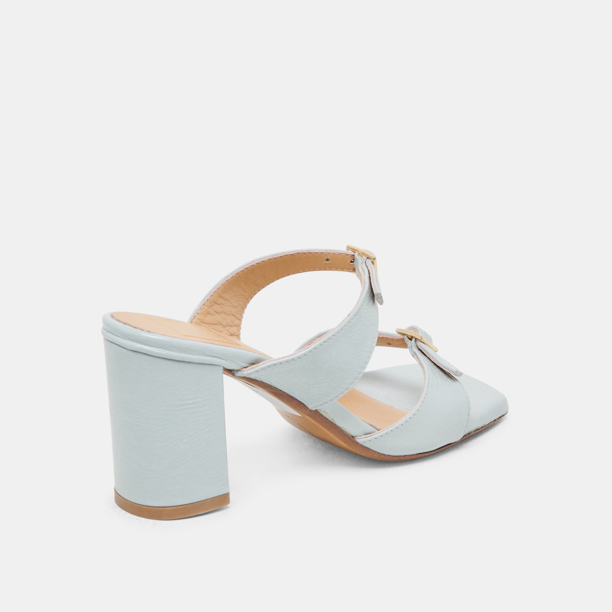 SHANE HEELS ICE BLUE CRINKLE PATENT Dolce Vita
