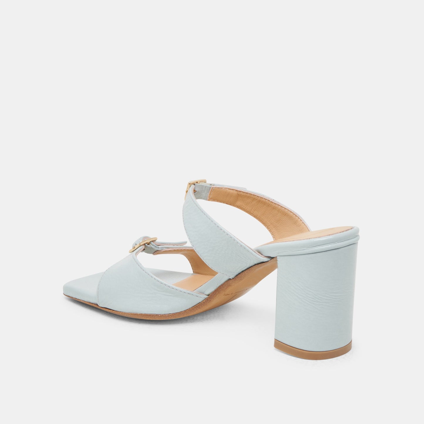 SHANE HEELS ICE BLUE CRINKLE PATENT Dolce Vita