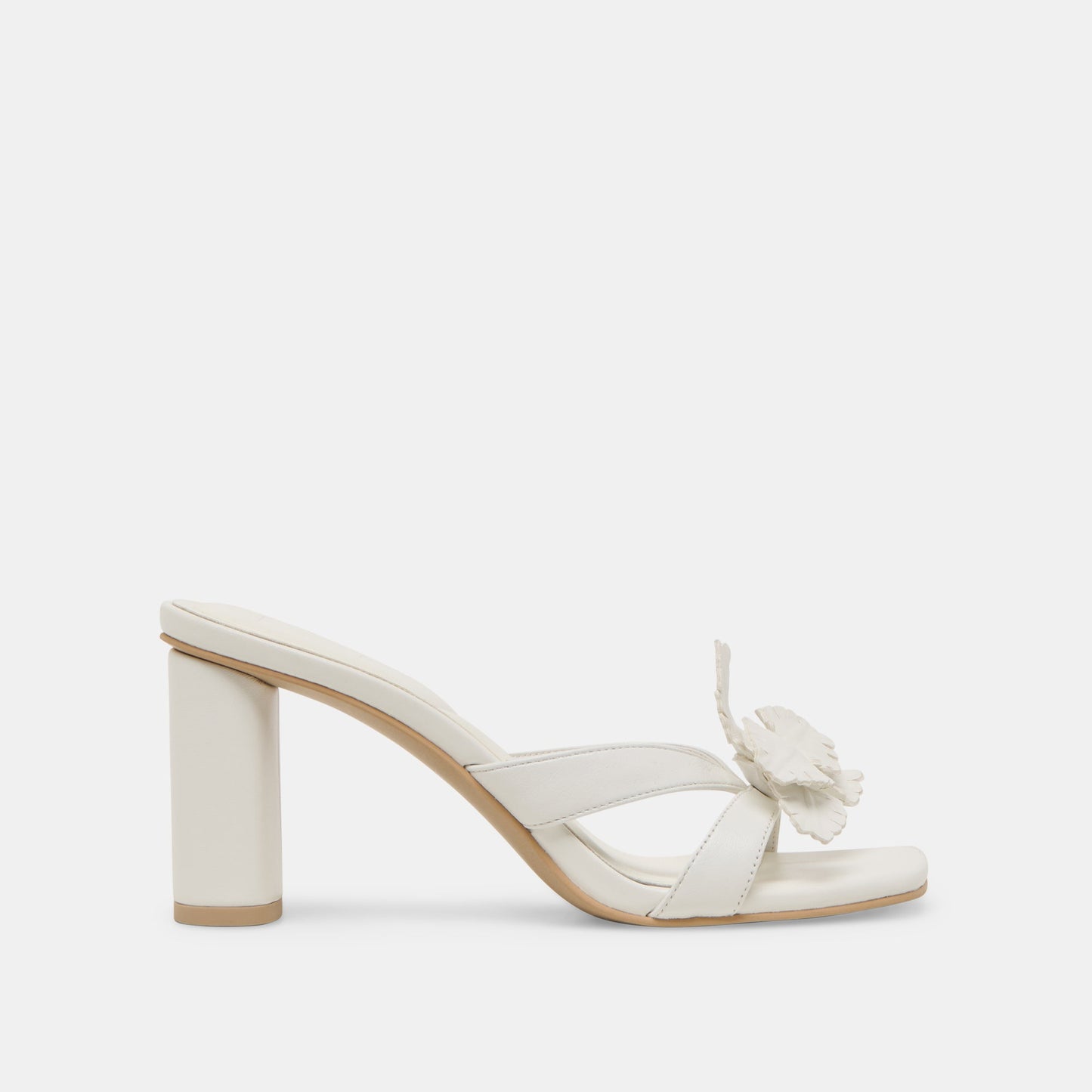 Nikil White Leather Heels Dolce Vita