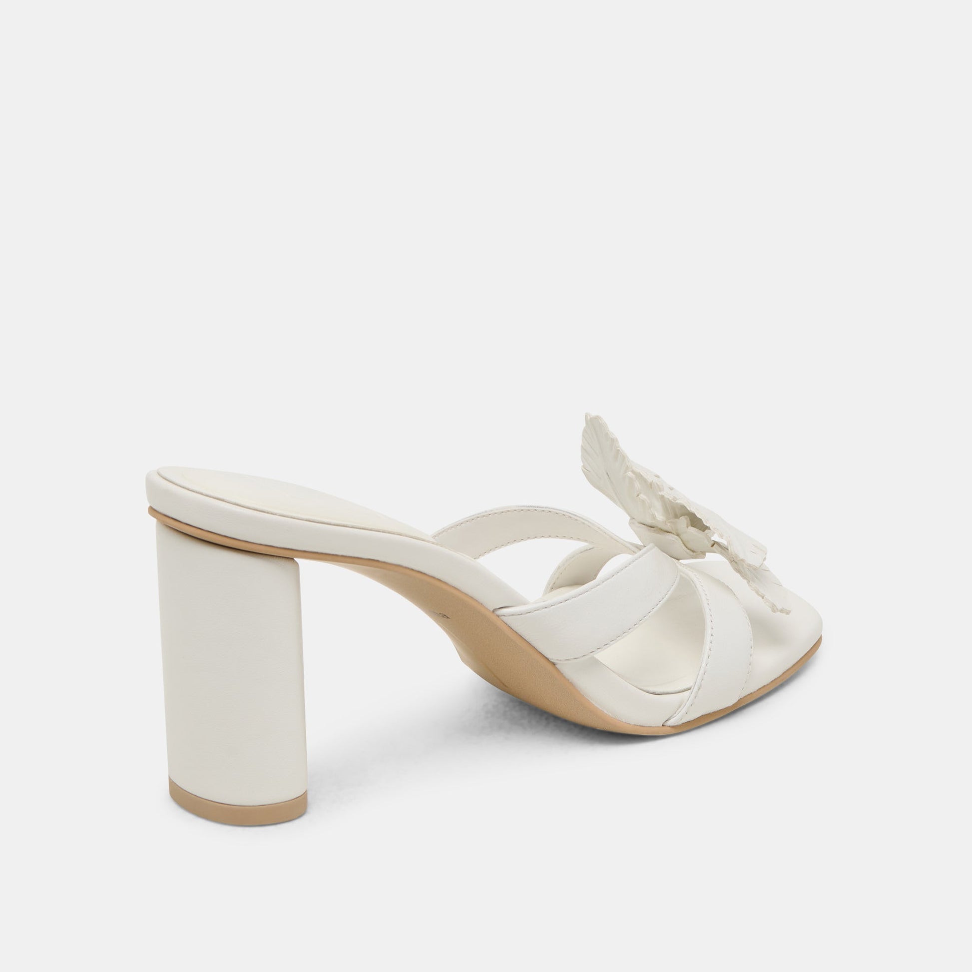 Nikil White Leather Heels Dolce Vita