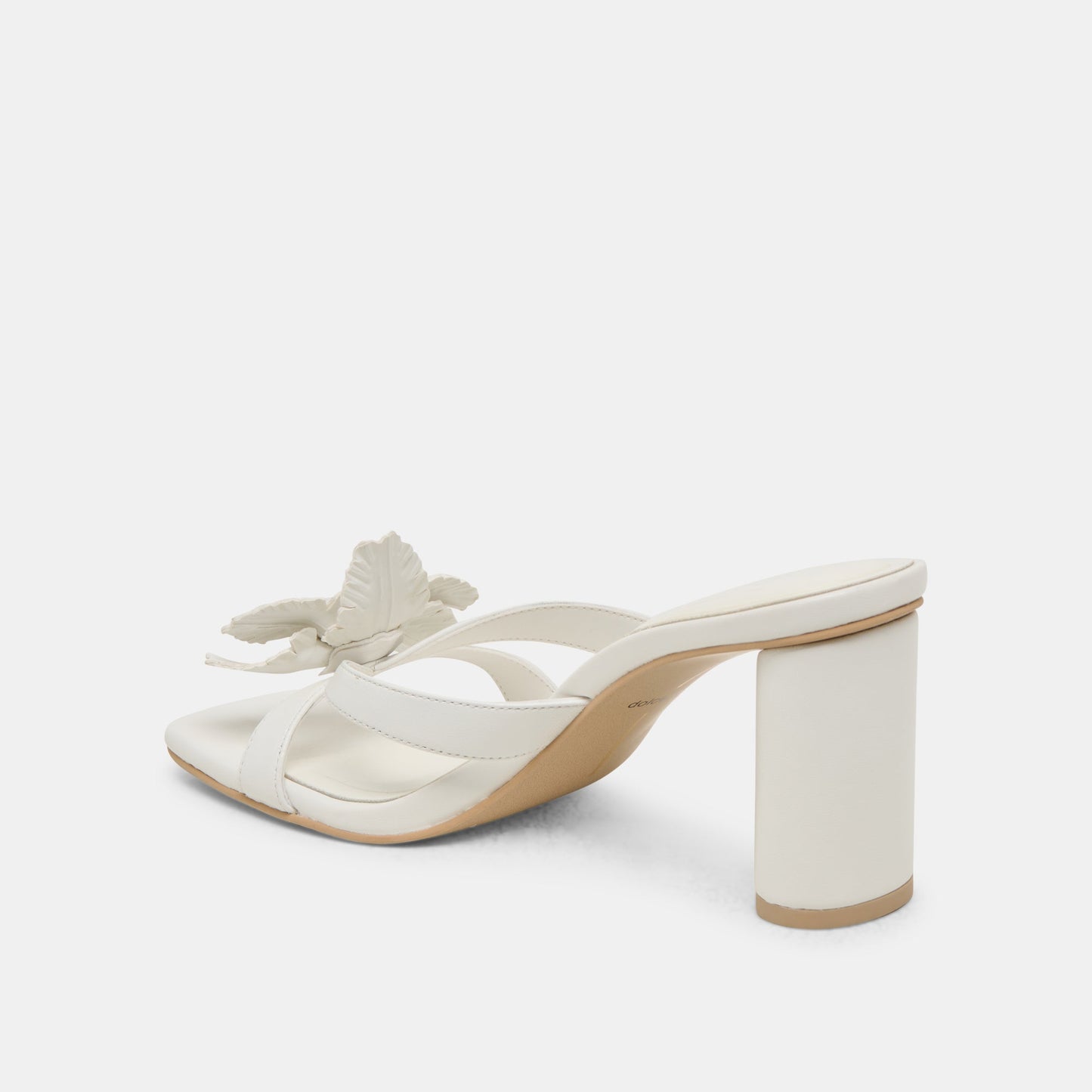 Nikil White Leather Heels Dolce Vita
