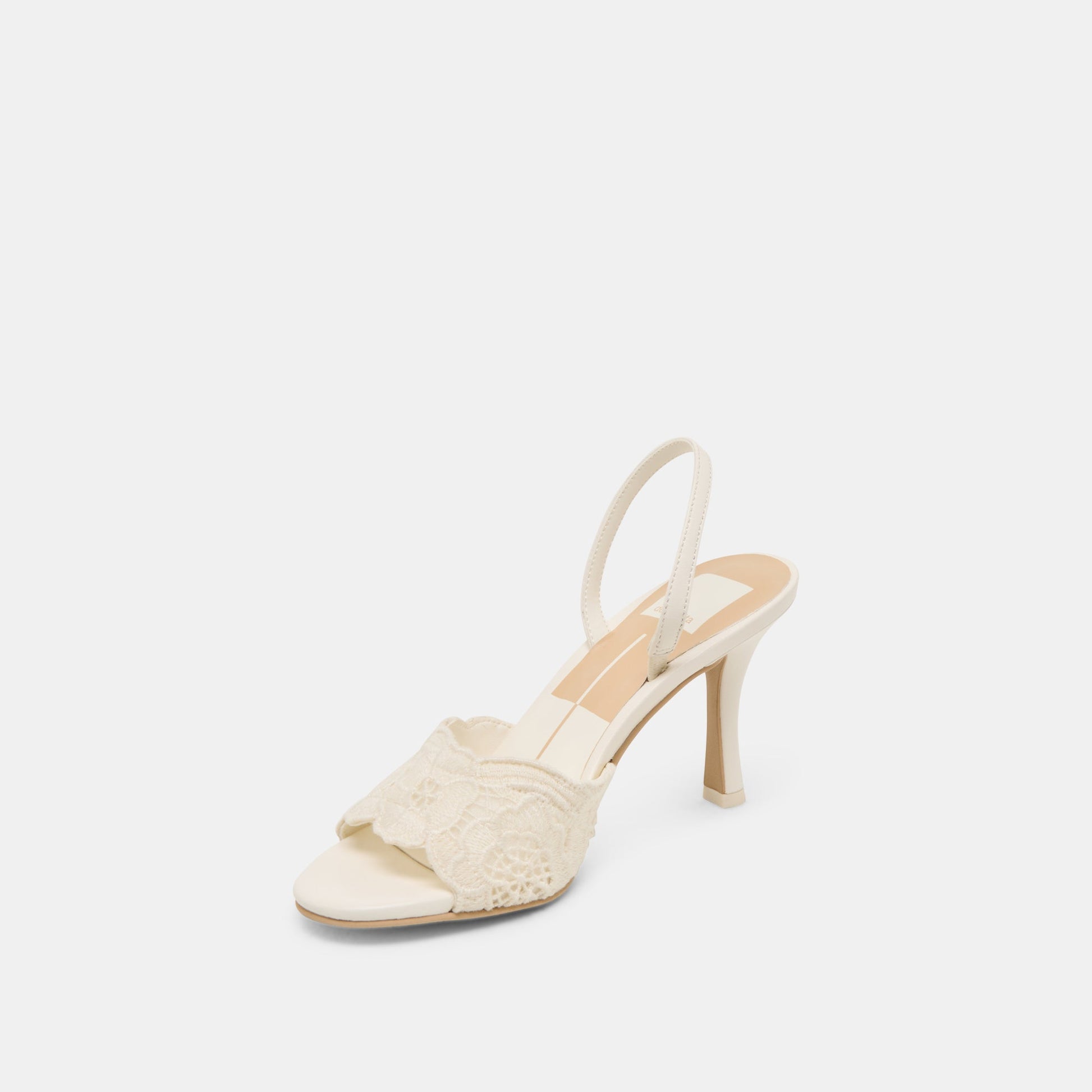 LARRA HEELS WHITE CROCHET Dolce Vita