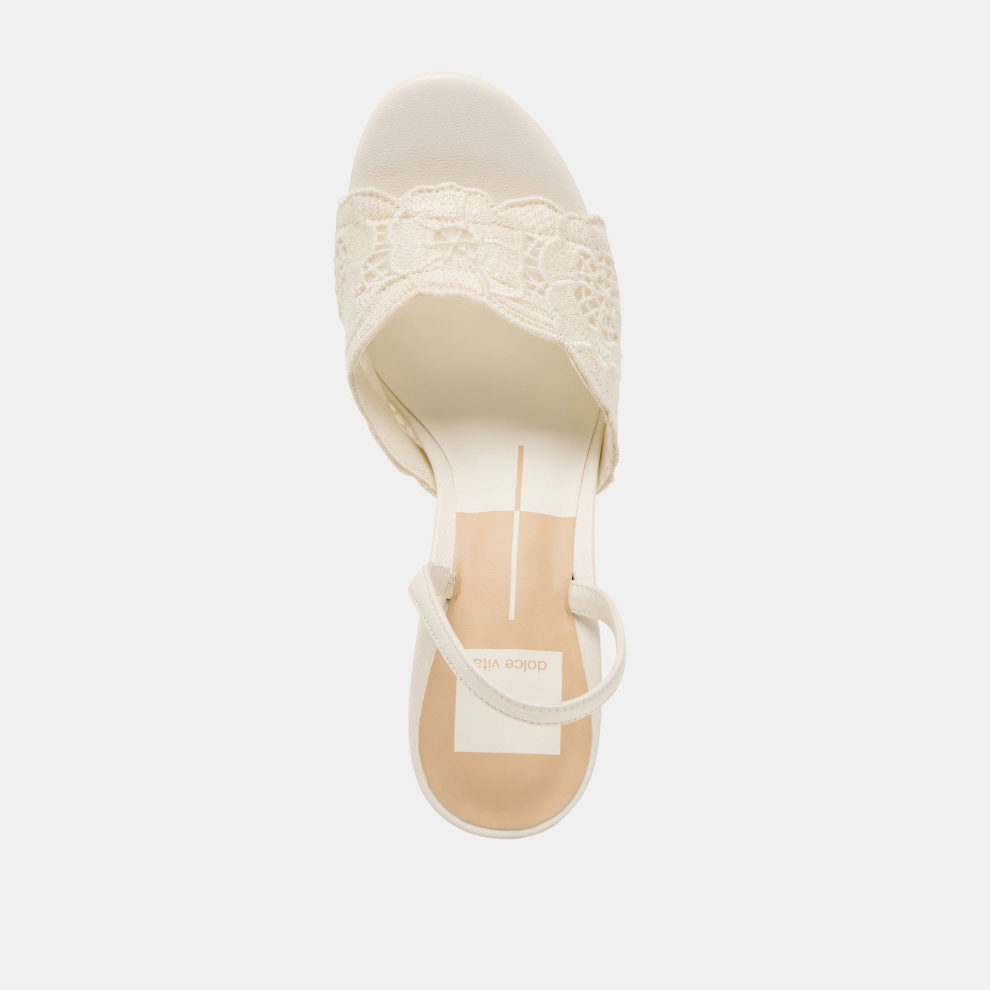 LARRA HEELS WHITE CROCHET Dolce Vita