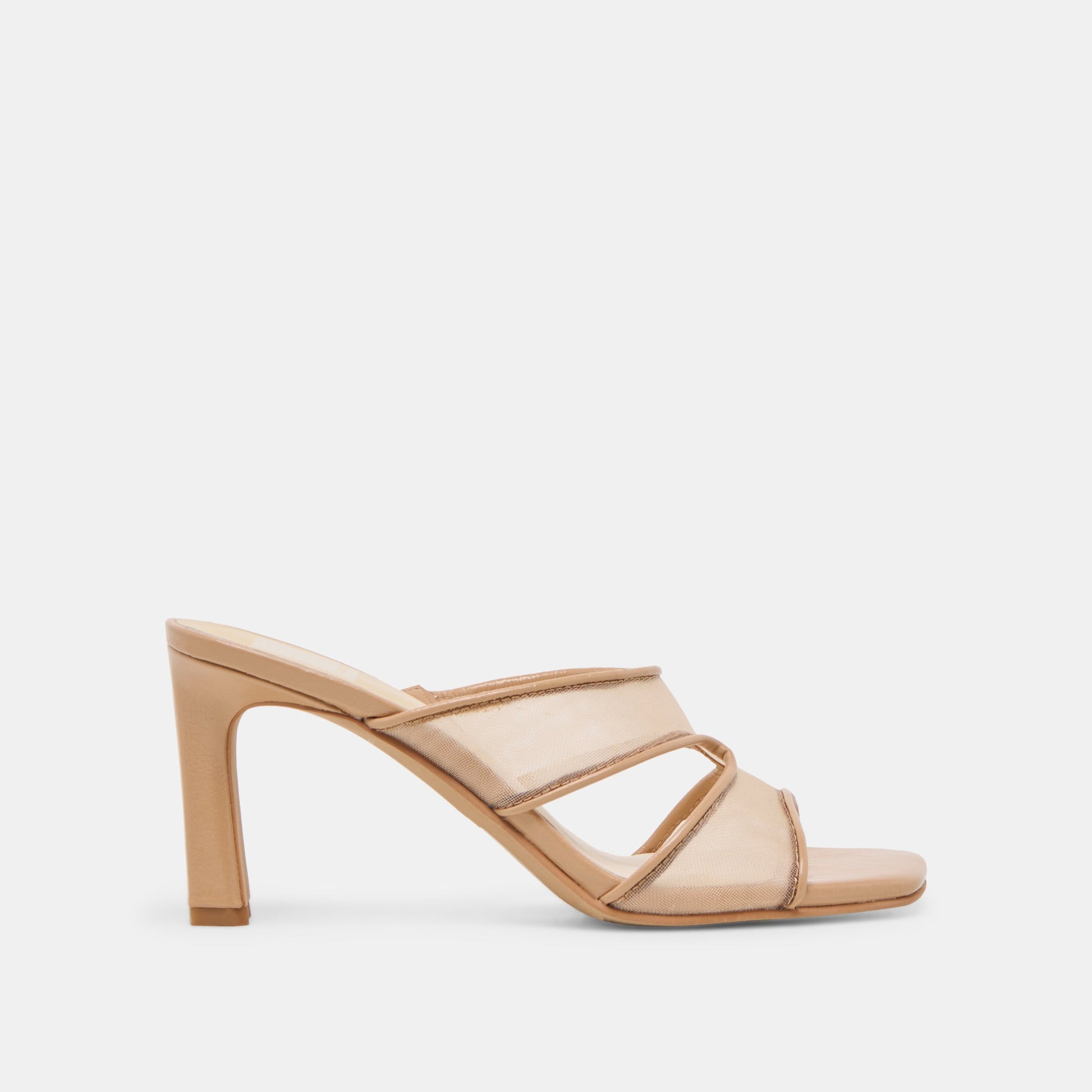 Gitel Light Tan Mesh Heels Dolce Vita