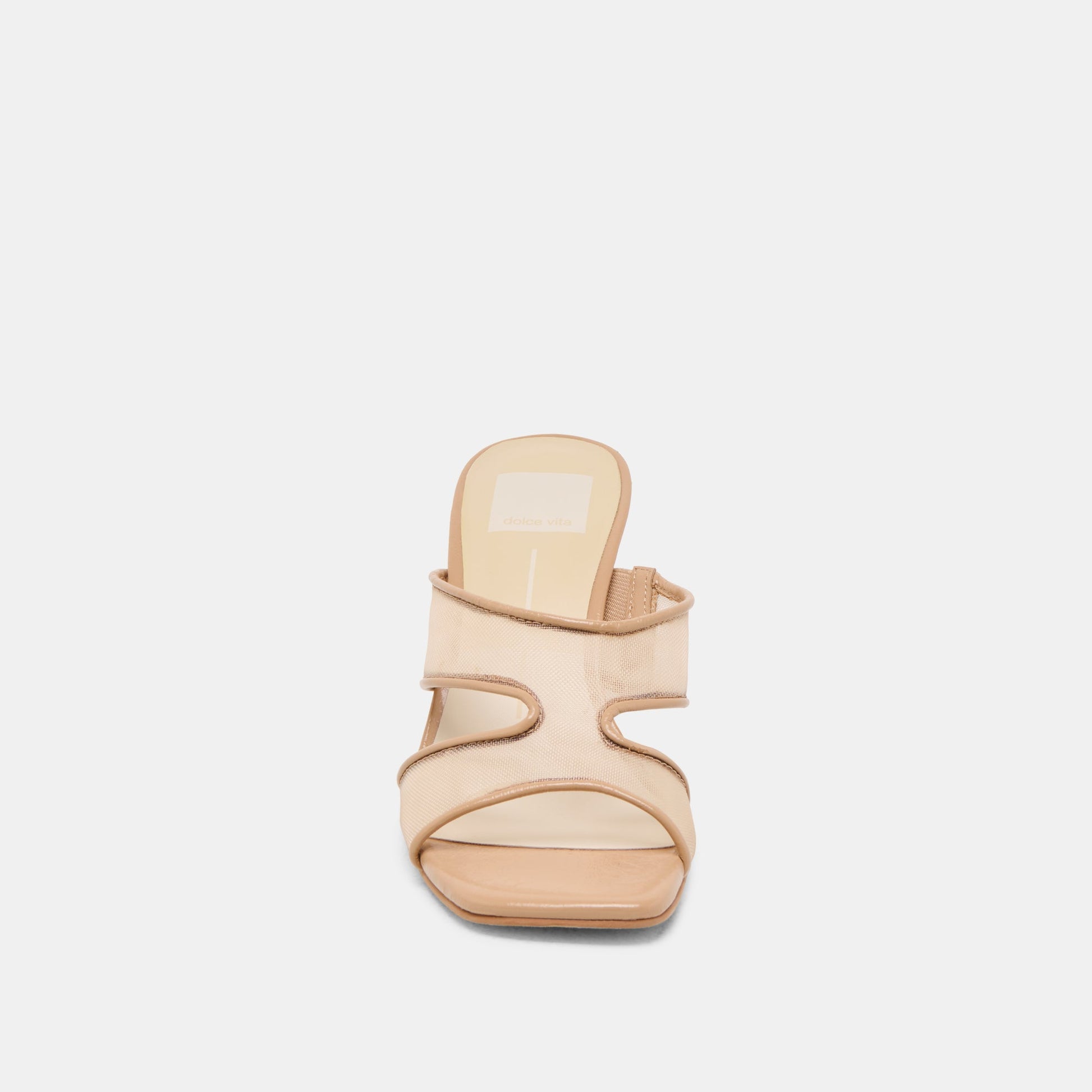 Gitel Light Tan Mesh Heels Dolce Vita